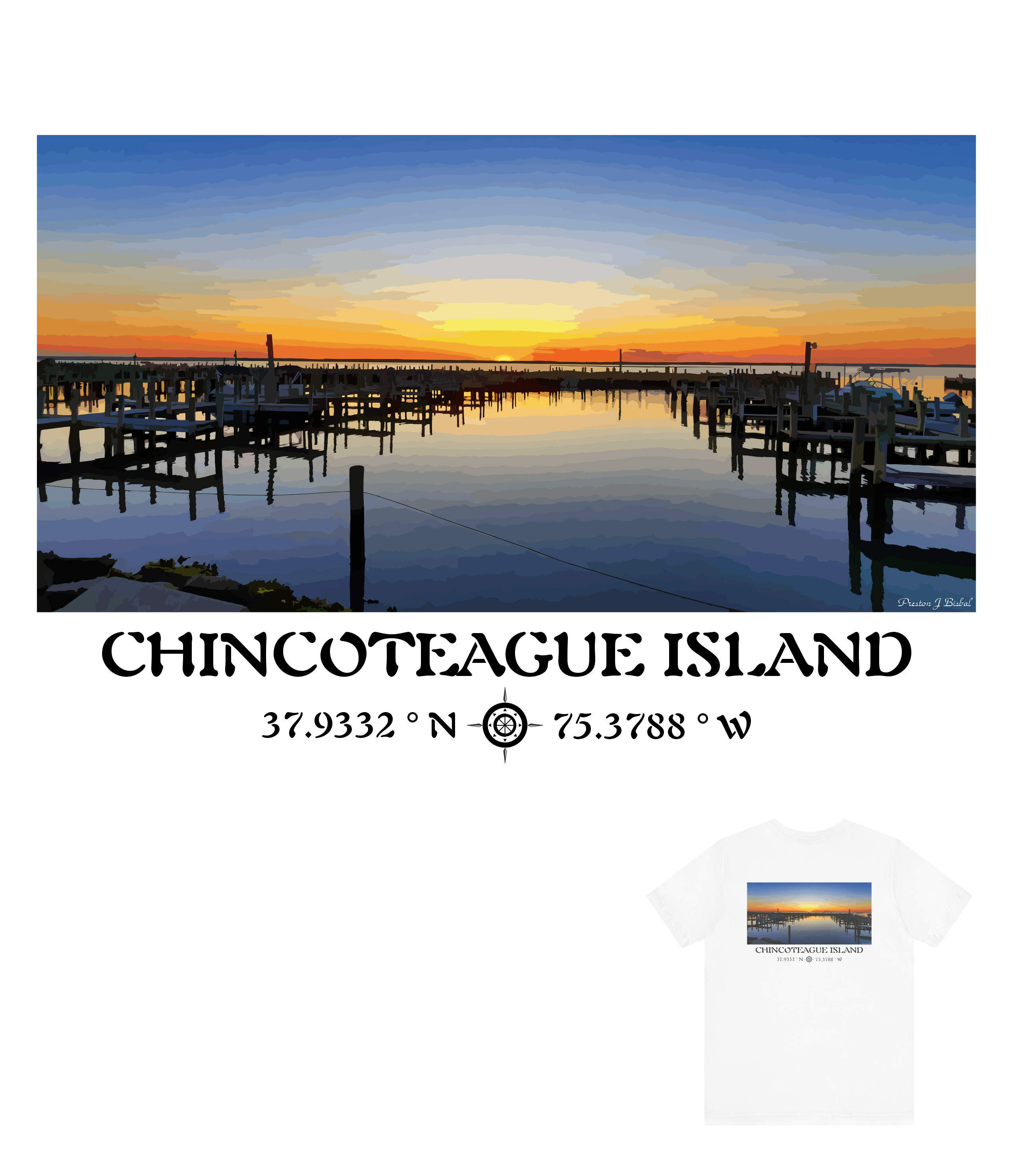 Wait 4 It - Short Sleeve T-Shirt - Chincoteague Island