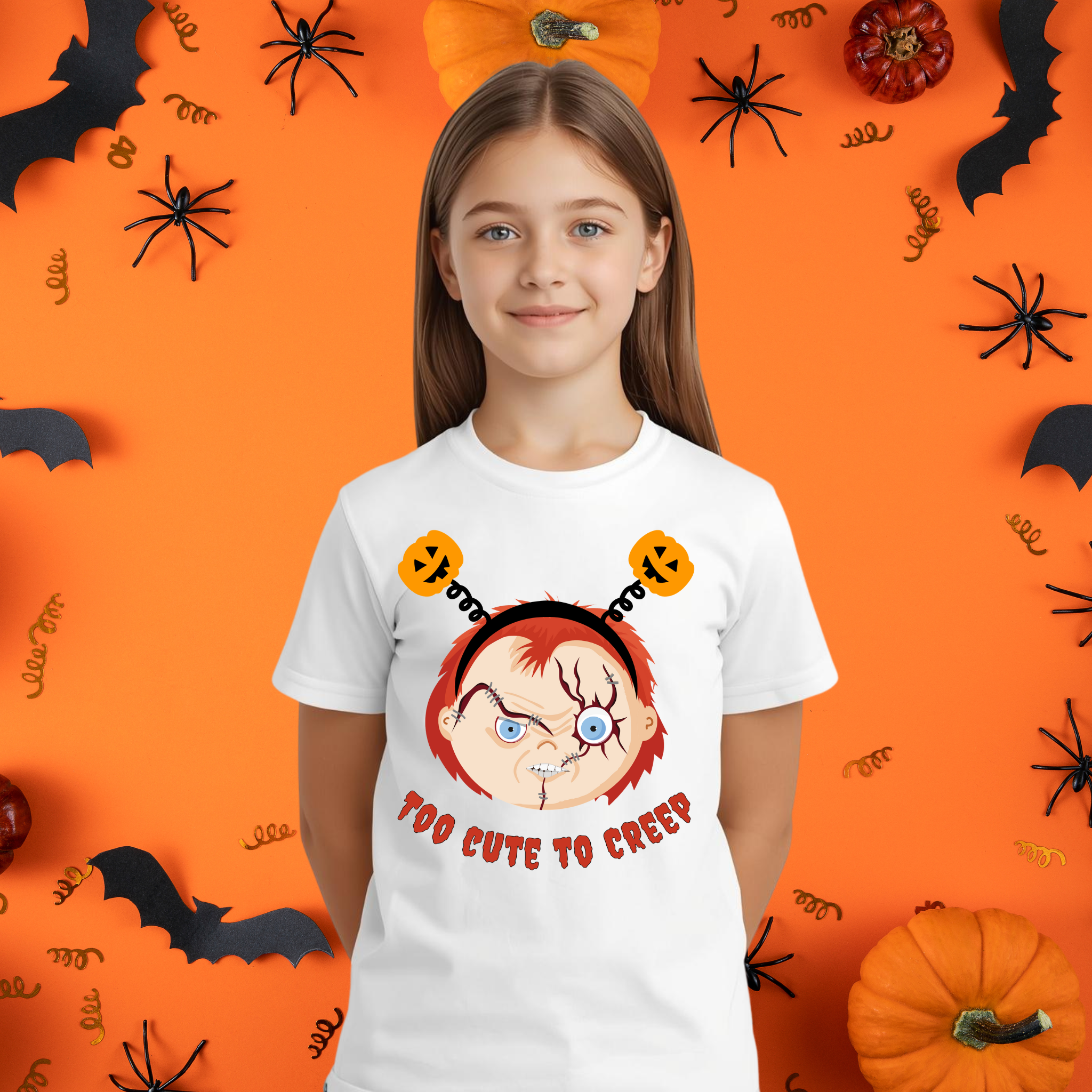 Halloween Kids Jami - Pumpkins, Trick or Treat, Spooky Fun, Halloween Costume, Kids Halloween Shirt product thumbnail image Halloween Kids Jami - Pumpkins, Trick or Treat, Spooky Fun, Halloween Costume, Kids Halloween Shirt product thumbnail image