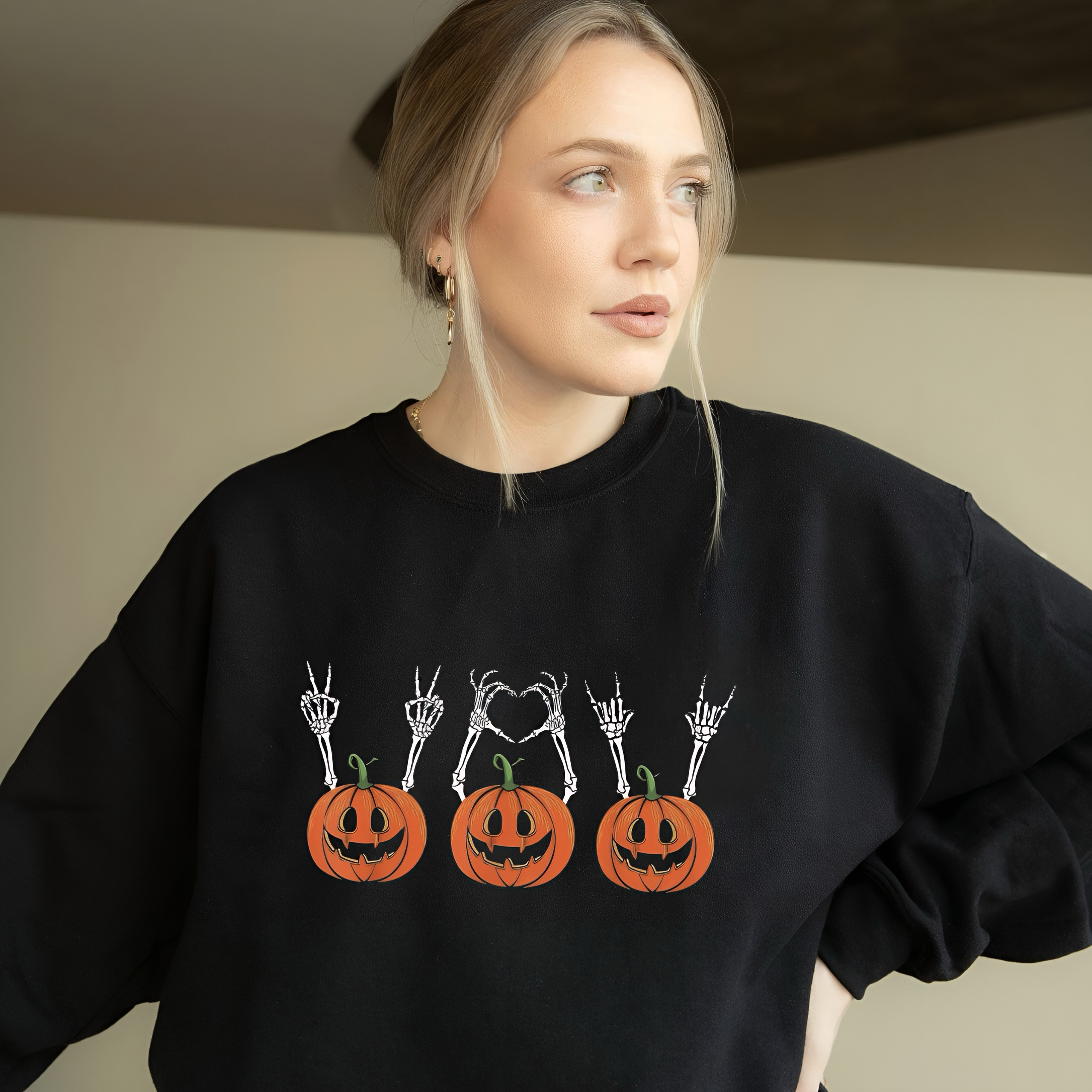 🎃 Pumpkin Cuteness Crewneck Sweatshirt 