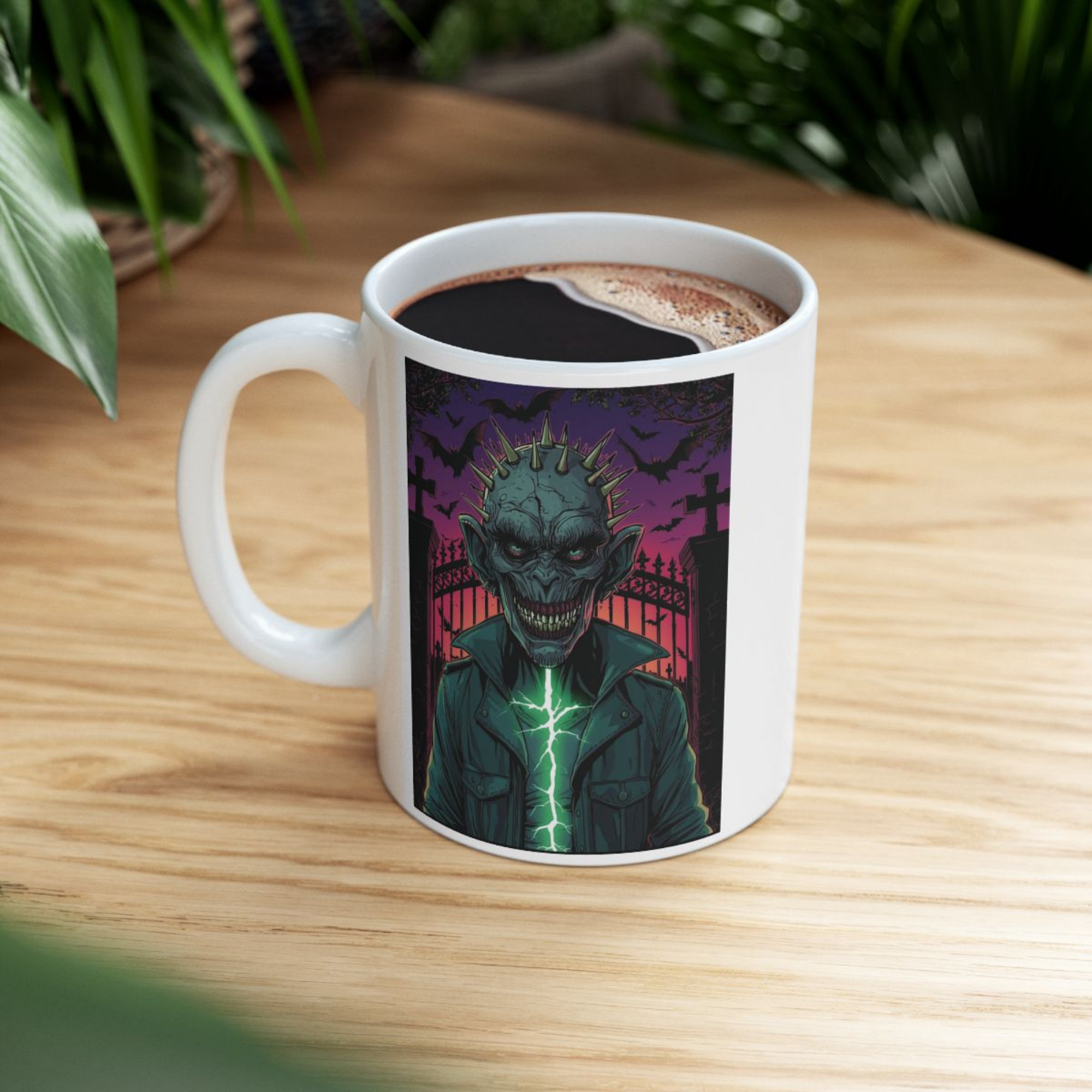 Gothic Skull Ceramic Mug | Halloween Gift, Coffee Cup, Gothic Decor, Spooky Mug, Unique Halloween Decor product thumbnail image Gothic Skull Ceramic Mug | Halloween Gift, Coffee Cup, Gothic Decor, Spooky Mug, Unique Halloween Decor product thumbnail image