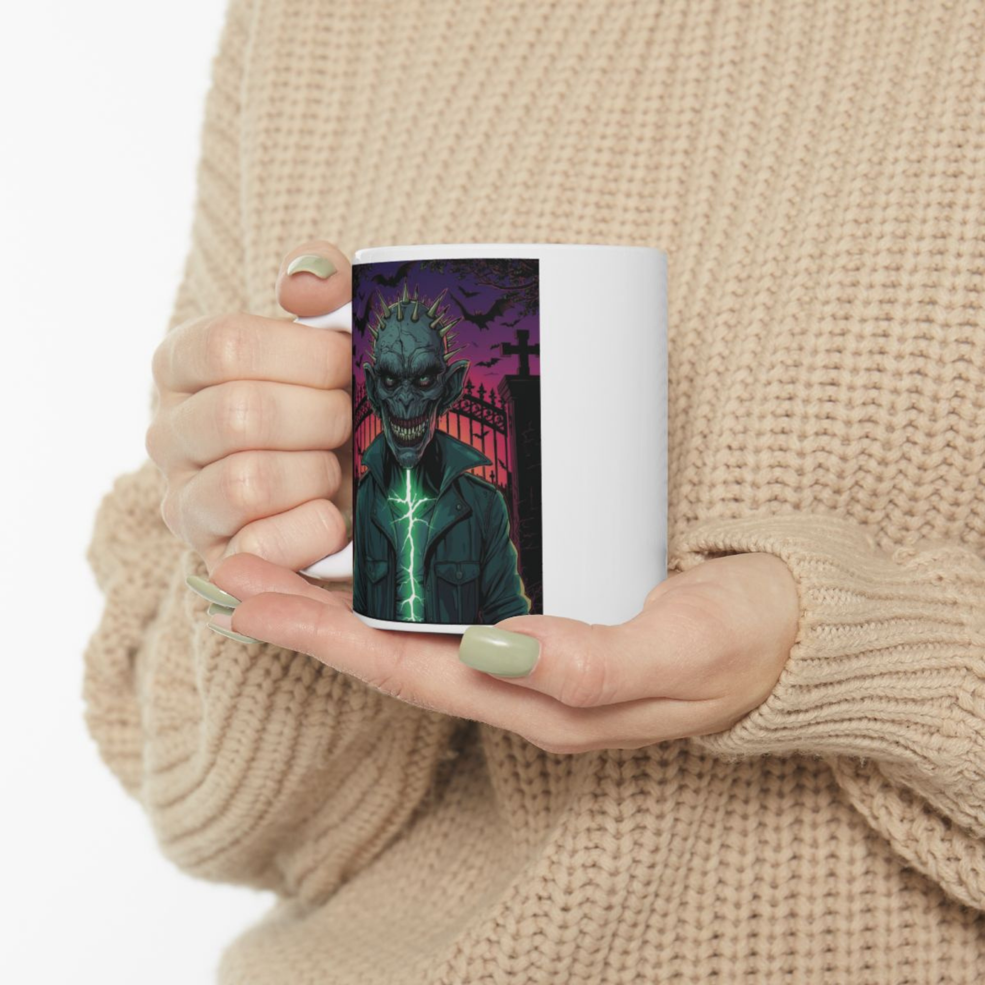 Gothic Skull Ceramic Mug | Halloween Gift, Coffee Cup, Gothic Decor, Spooky Mug, Unique Halloween Decor product thumbnail image Gothic Skull Ceramic Mug | Halloween Gift, Coffee Cup, Gothic Decor, Spooky Mug, Unique Halloween Decor product thumbnail image