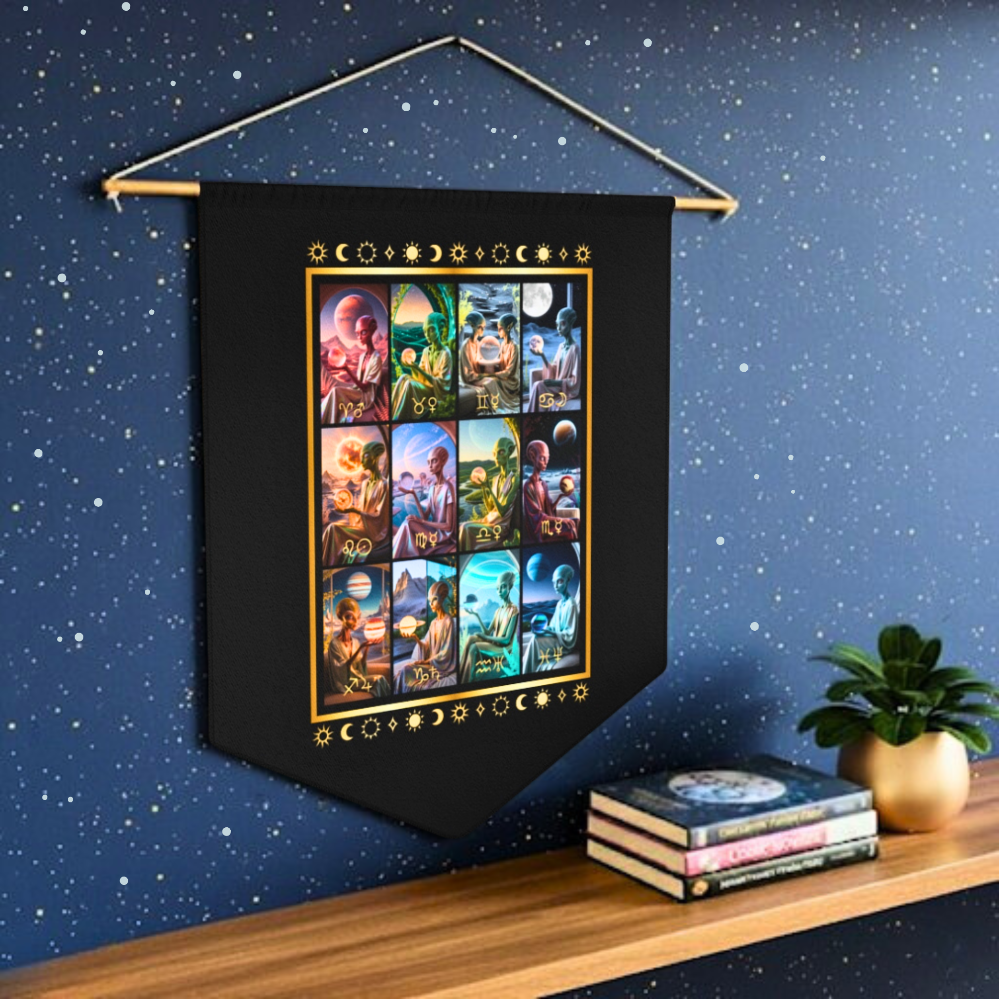 Alien Astrology Wall Decor