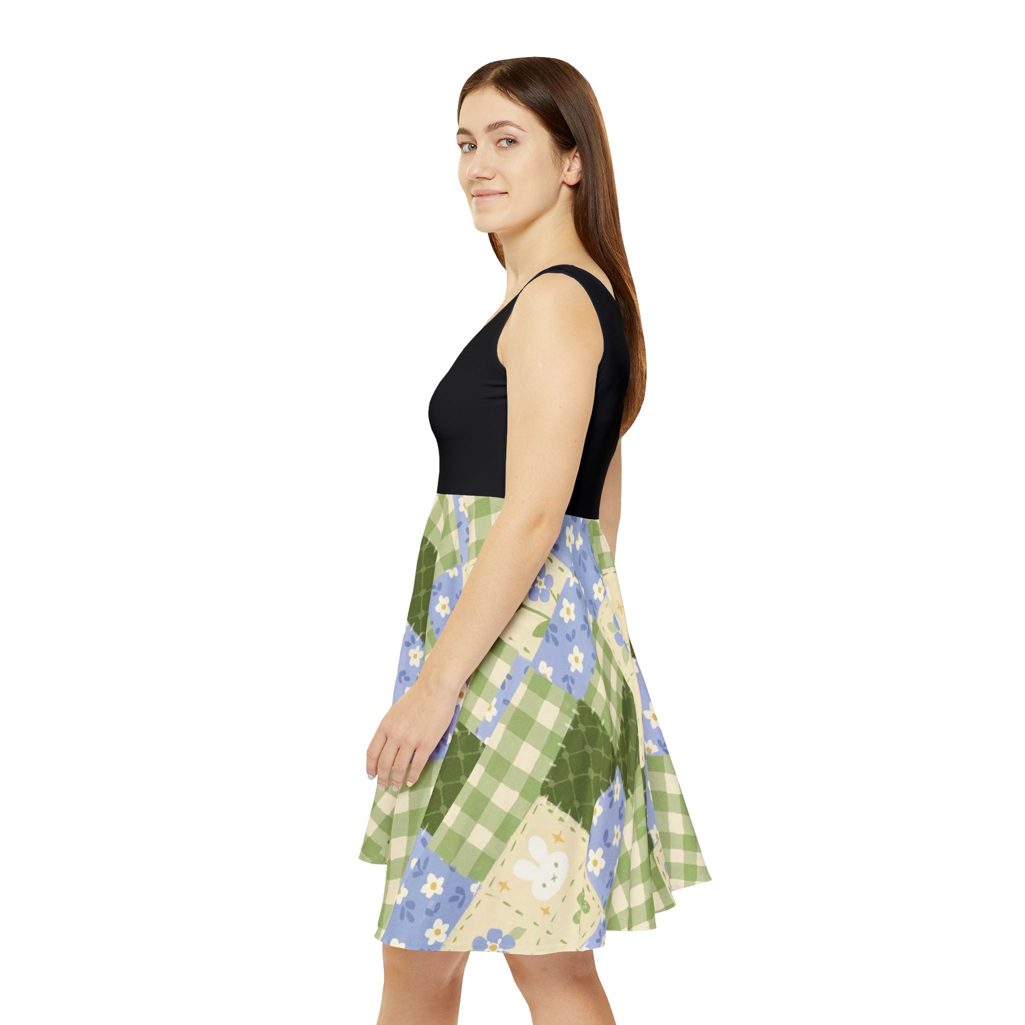 Personalized Women's Skater Dress, Perfect for Summer Parties, Casual Outings, Everyday Wear, Custom Design, Gift for Her