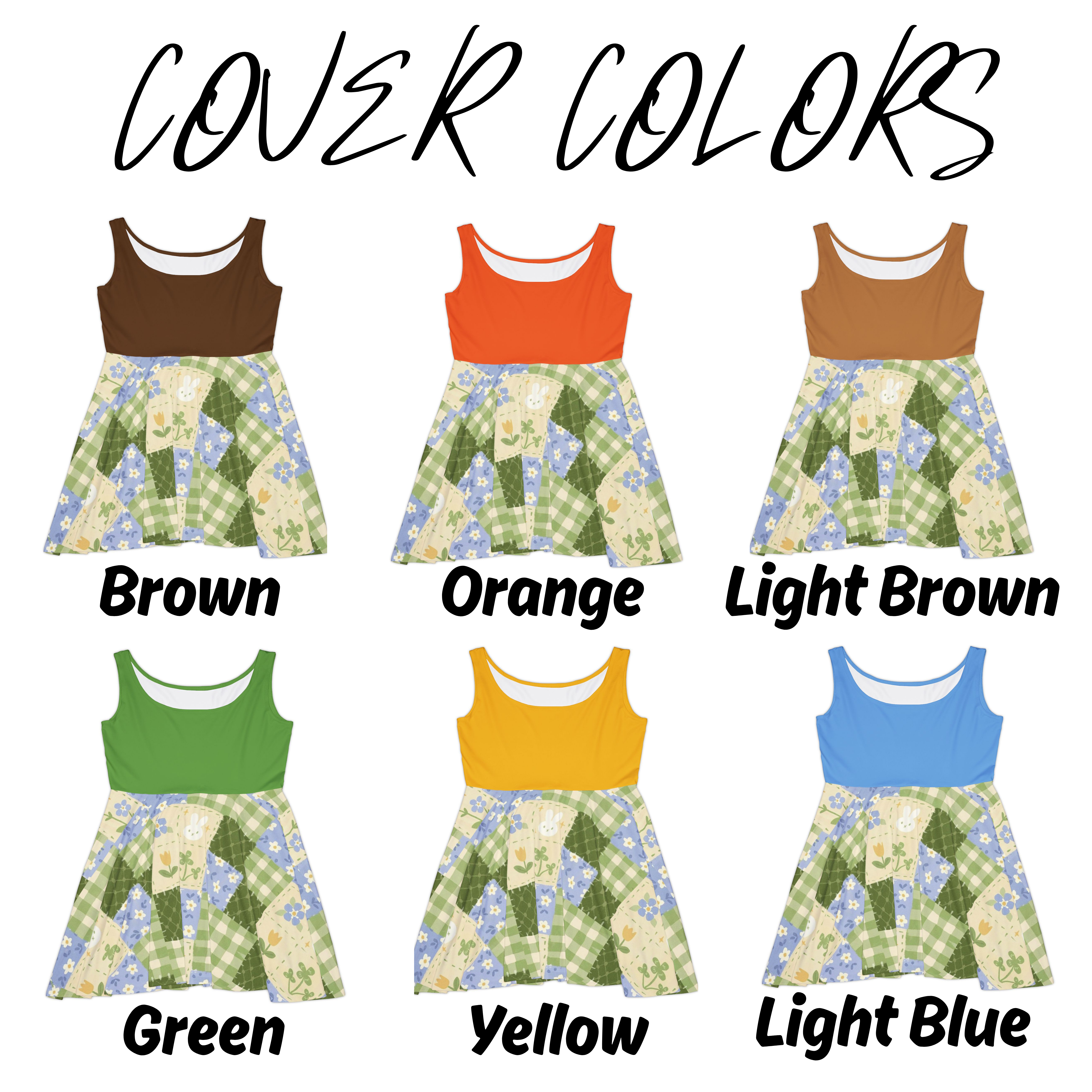 Personalized Women's Skater Dress, Perfect for Summer Parties, Casual Outings, Everyday Wear, Custom Design, Gift for Her product thumbnail image Personalized Women's Skater Dress, Perfect for Summer Parties, Casual Outings, Everyday Wear, Custom Design, Gift for Her product thumbnail image