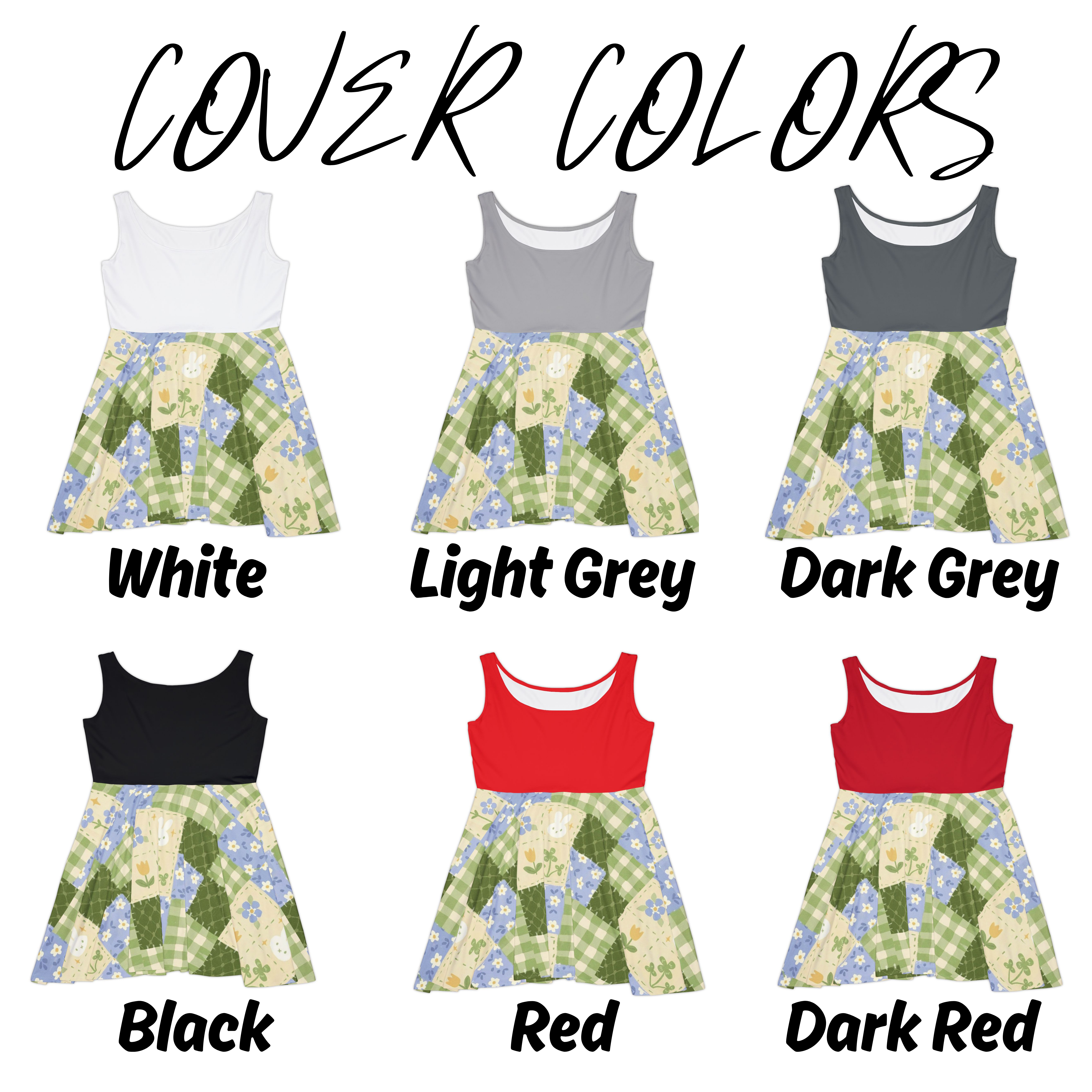 Personalized Women's Skater Dress, Perfect for Summer Parties, Casual Outings, Everyday Wear, Custom Design, Gift for Her product thumbnail image Personalized Women's Skater Dress, Perfect for Summer Parties, Casual Outings, Everyday Wear, Custom Design, Gift for Her product thumbnail image