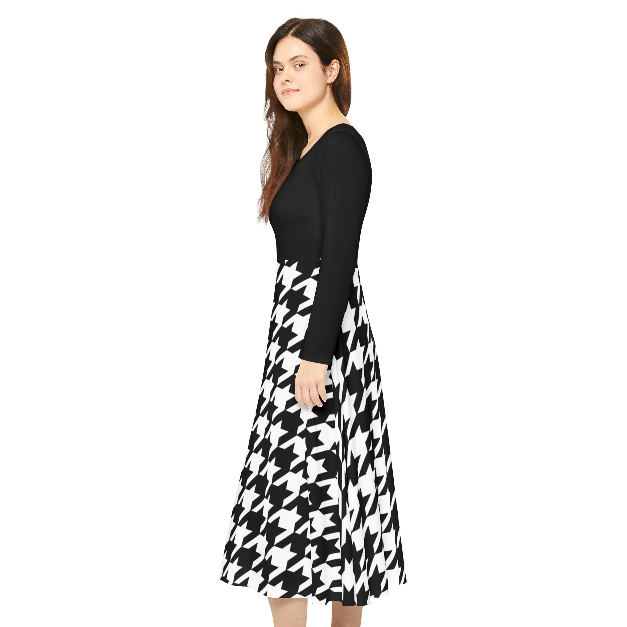 Personalized Women's Long Sleeve Dress, Parties, Special Occasions, Birthday Anniversary Wedding Christmas Gift for Her product thumbnail image Personalized Women's Long Sleeve Dress, Parties, Special Occasions, Birthday Anniversary Wedding Christmas Gift for Her product thumbnail image