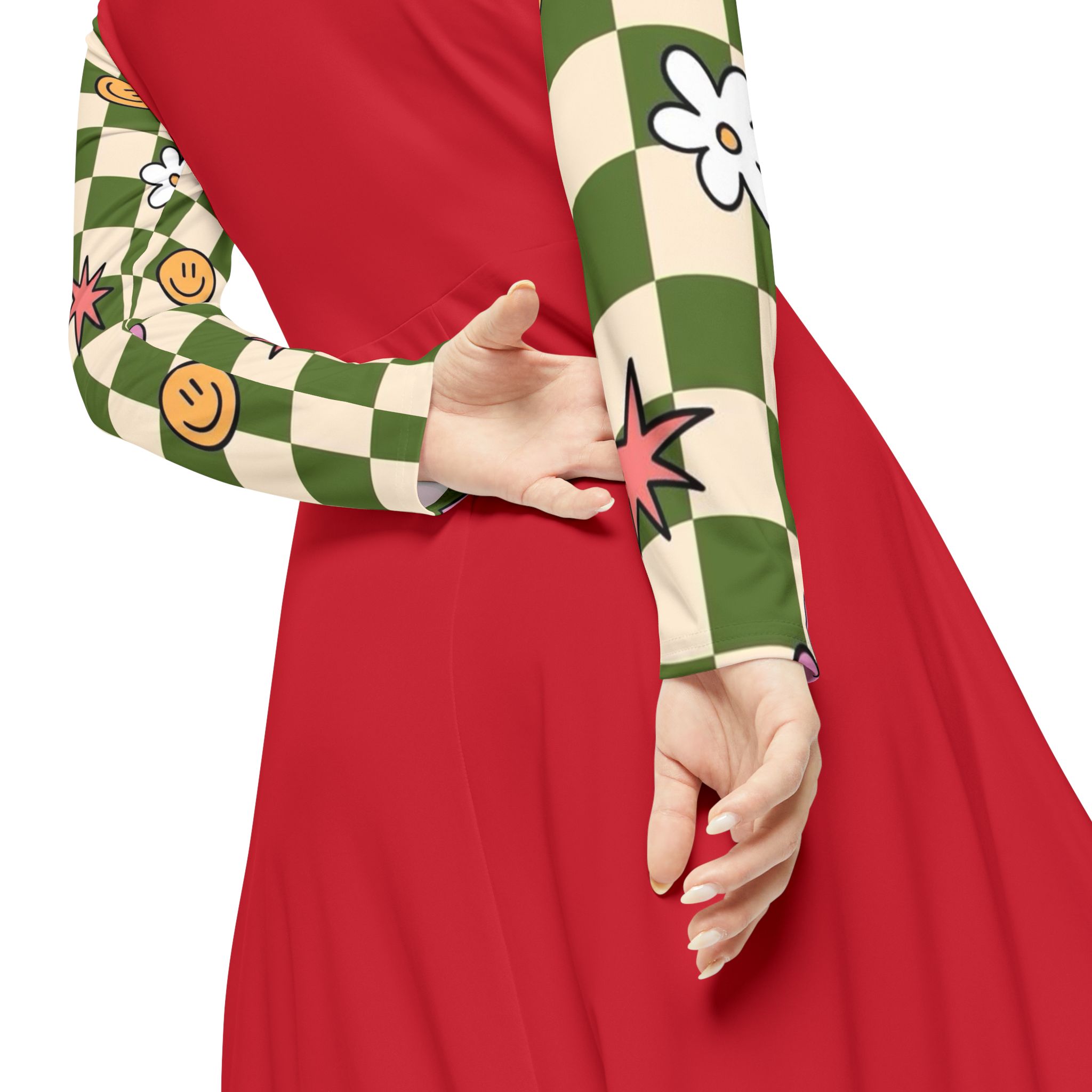 Personalized Women's Long Sleeve Dress, Parties, Special Occasions, Birthday Anniversary Wedding Christmas Gift for Her product thumbnail image Personalized Women's Long Sleeve Dress, Parties, Special Occasions, Birthday Anniversary Wedding Christmas Gift for Her product thumbnail image