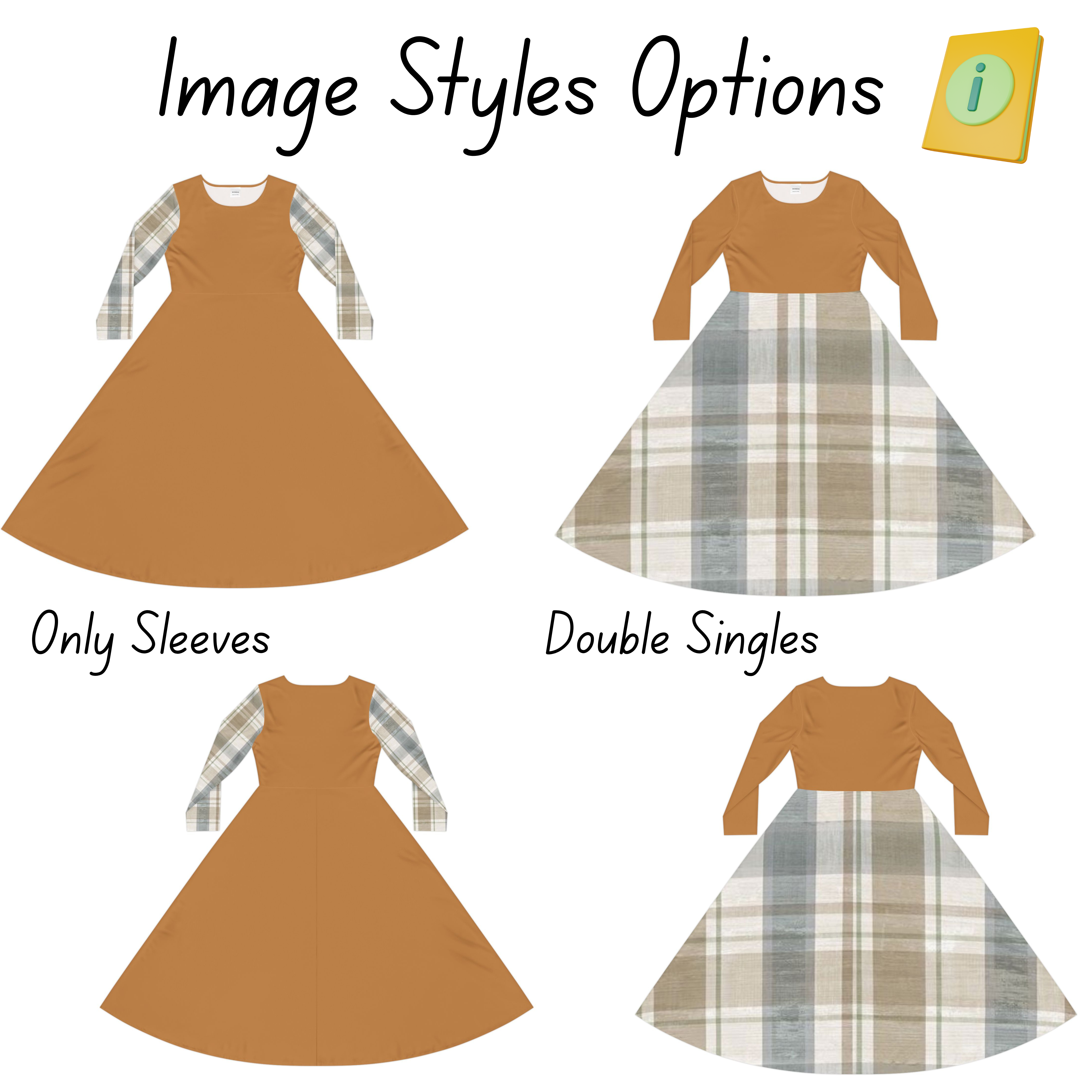 Personalized Women's Long Sleeve Dress, Parties, Special Occasions, Birthday Anniversary Wedding Christmas Gift for Her product thumbnail image Personalized Women's Long Sleeve Dress, Parties, Special Occasions, Birthday Anniversary Wedding Christmas Gift for Her product thumbnail image