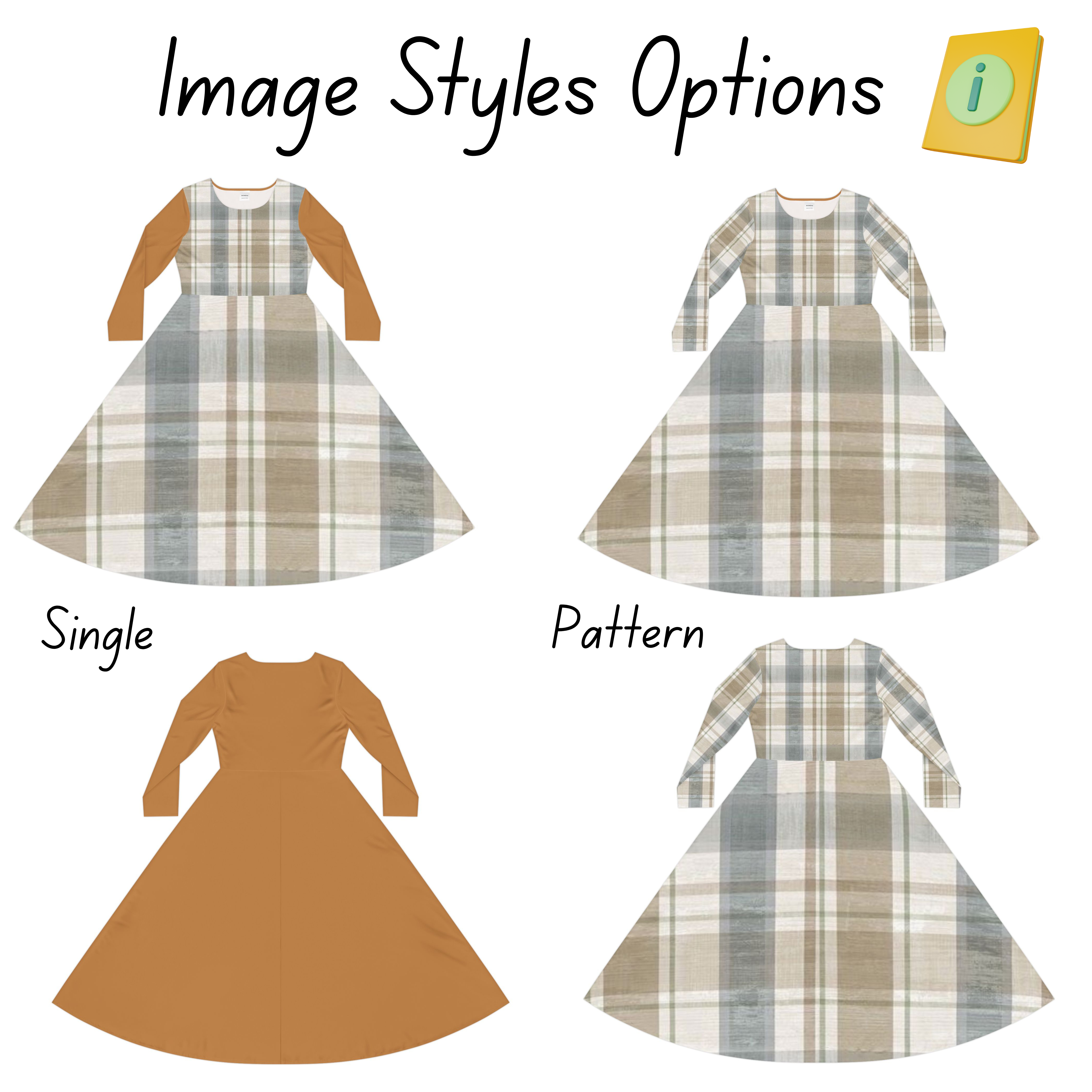 Personalized Women's Long Sleeve Dress, Parties, Special Occasions, Birthday Anniversary Wedding Christmas Gift for Her product thumbnail image Personalized Women's Long Sleeve Dress, Parties, Special Occasions, Birthday Anniversary Wedding Christmas Gift for Her product thumbnail image