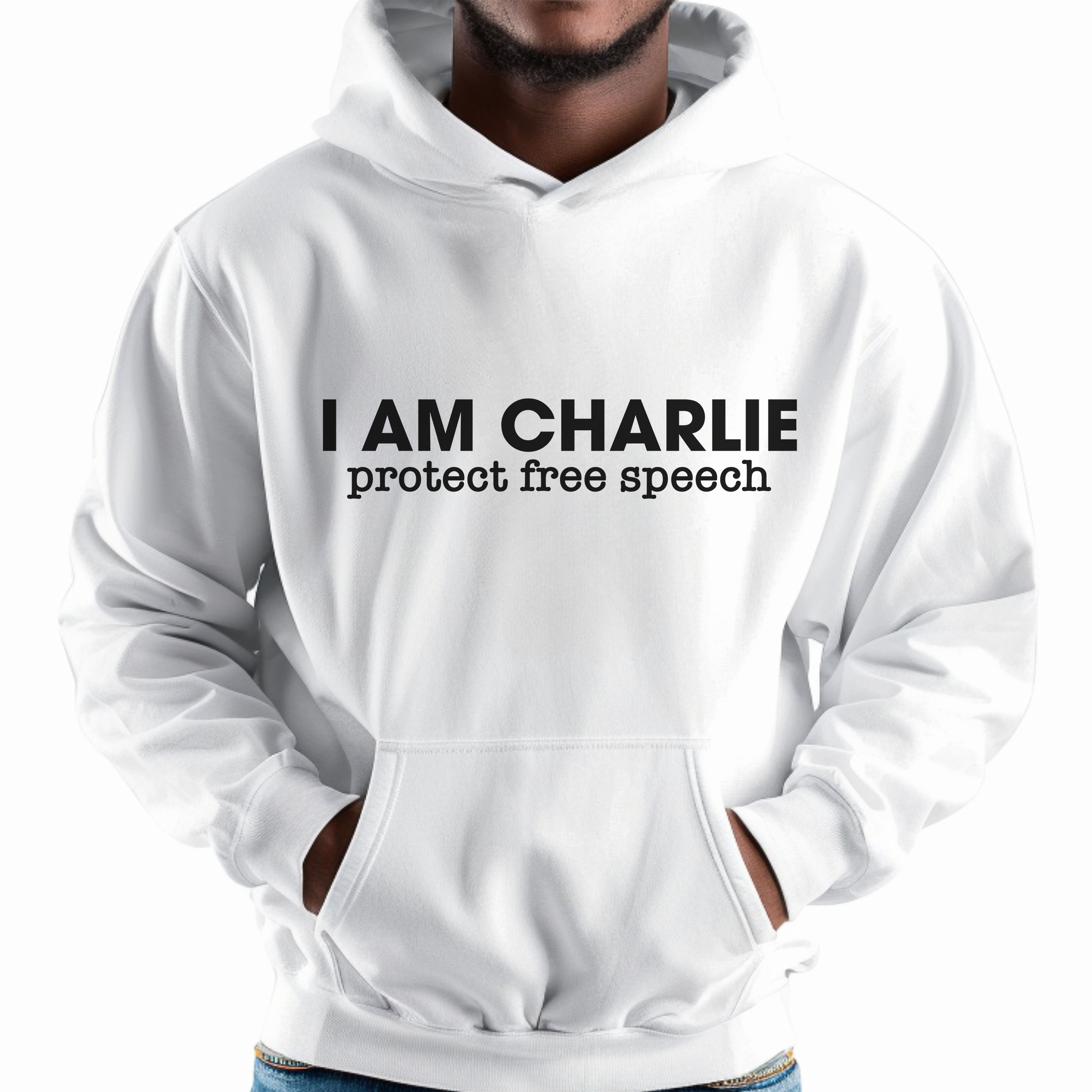I Am Charlie. Protect Free Speech Hoodie product thumbnail image