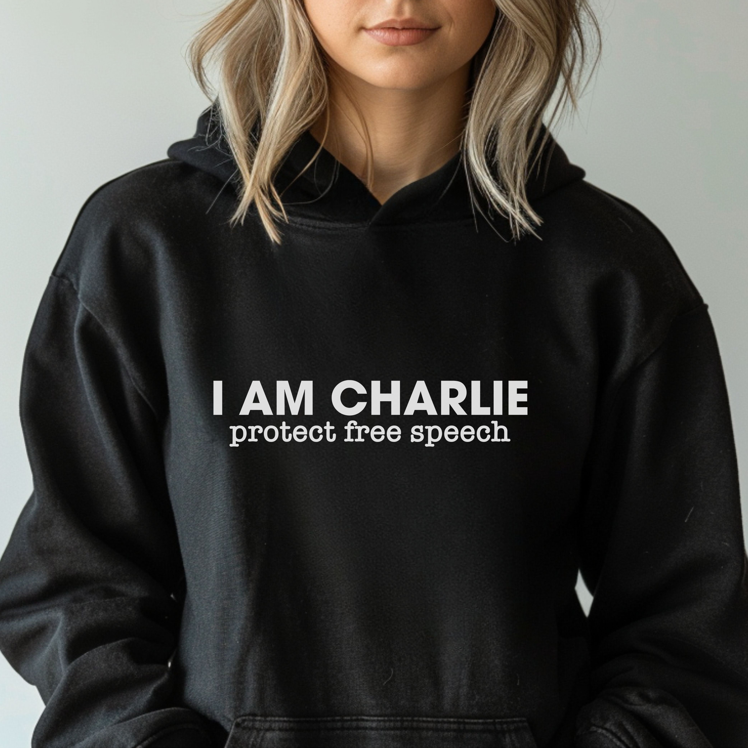 I Am Charlie. Protect Free Speech Hoodie product thumbnail image