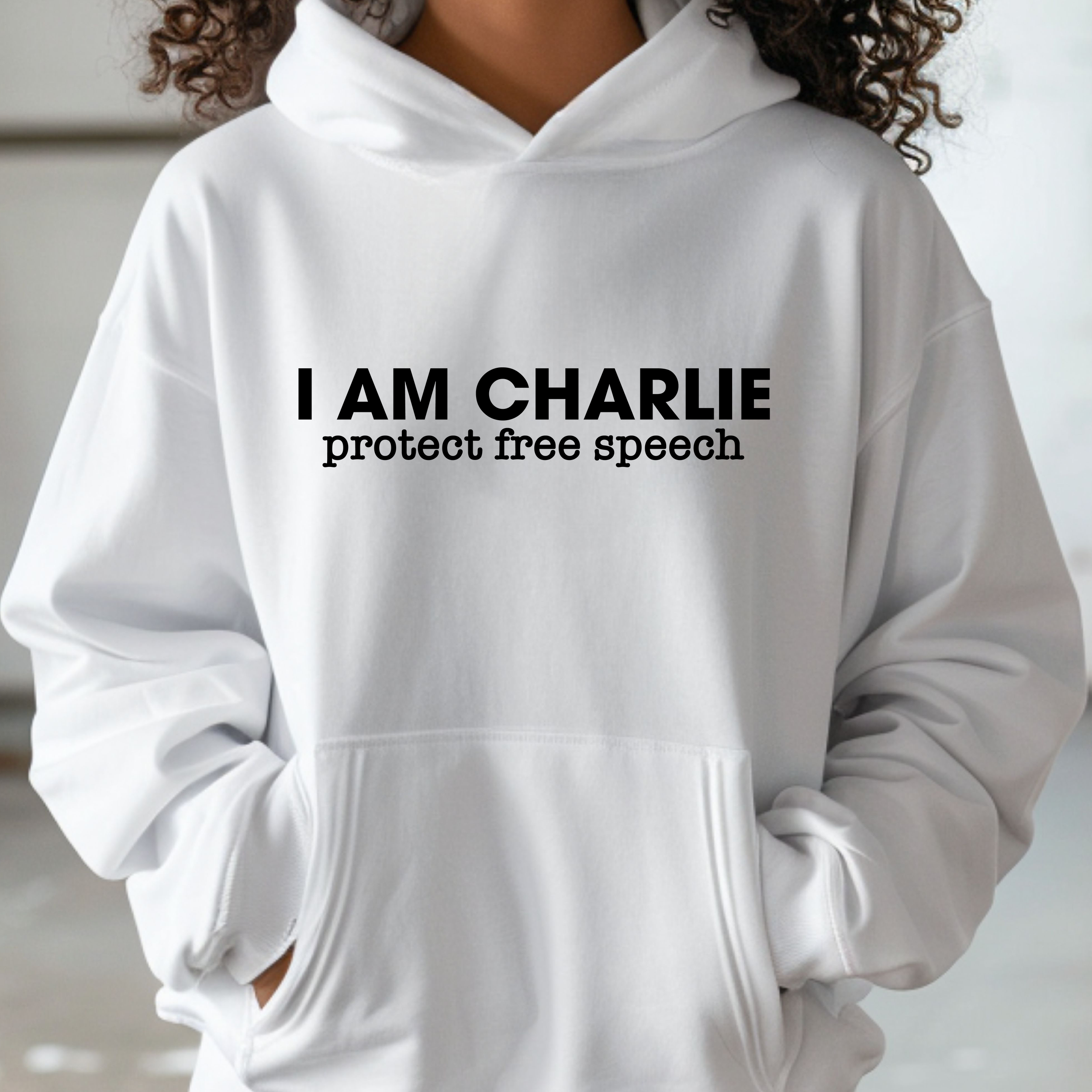 I Am Charlie. Protect Free Speech Hoodie I Am Charlie. Protect Free Speech Hoodie