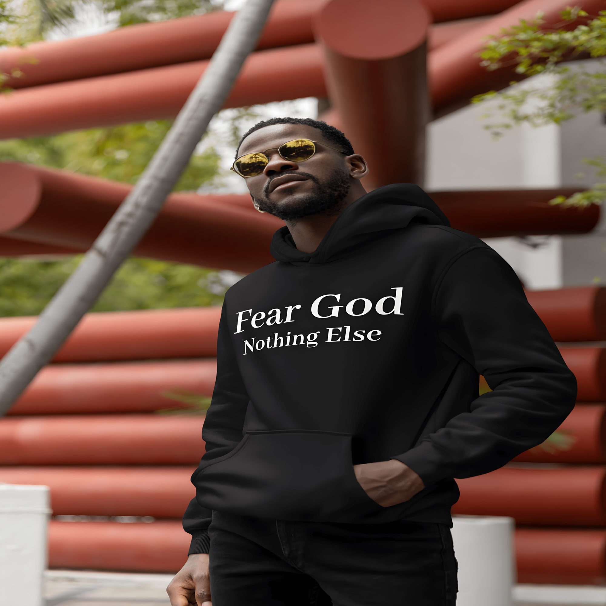 Fear God x Nothing Else Hoodie (Matthew 10:28) product thumbnail image Fear God x Nothing Else Hoodie (Matthew 10:28) product thumbnail image