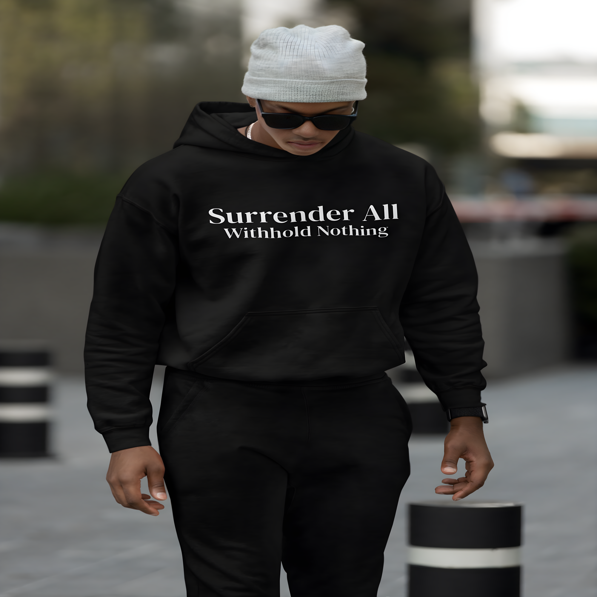 Surrender All Hoodie (Romans 12:2) product thumbnail image Surrender All Hoodie (Romans 12:2) product thumbnail image