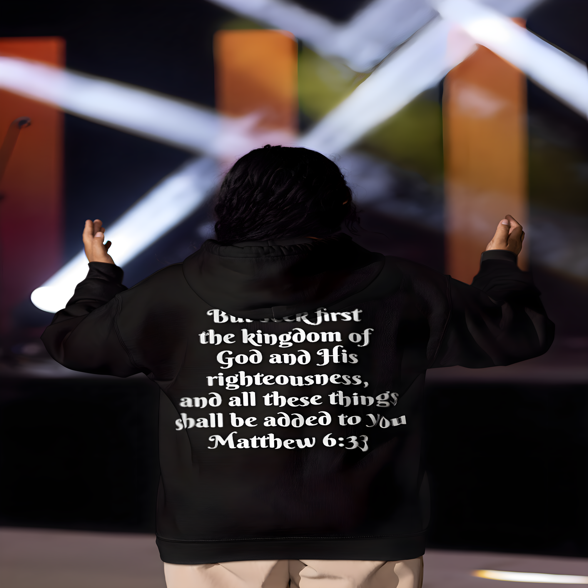 Kingdom vs. Culture Hoodie (Matthew 6:33) product thumbnail image Kingdom vs. Culture Hoodie (Matthew 6:33) product thumbnail image