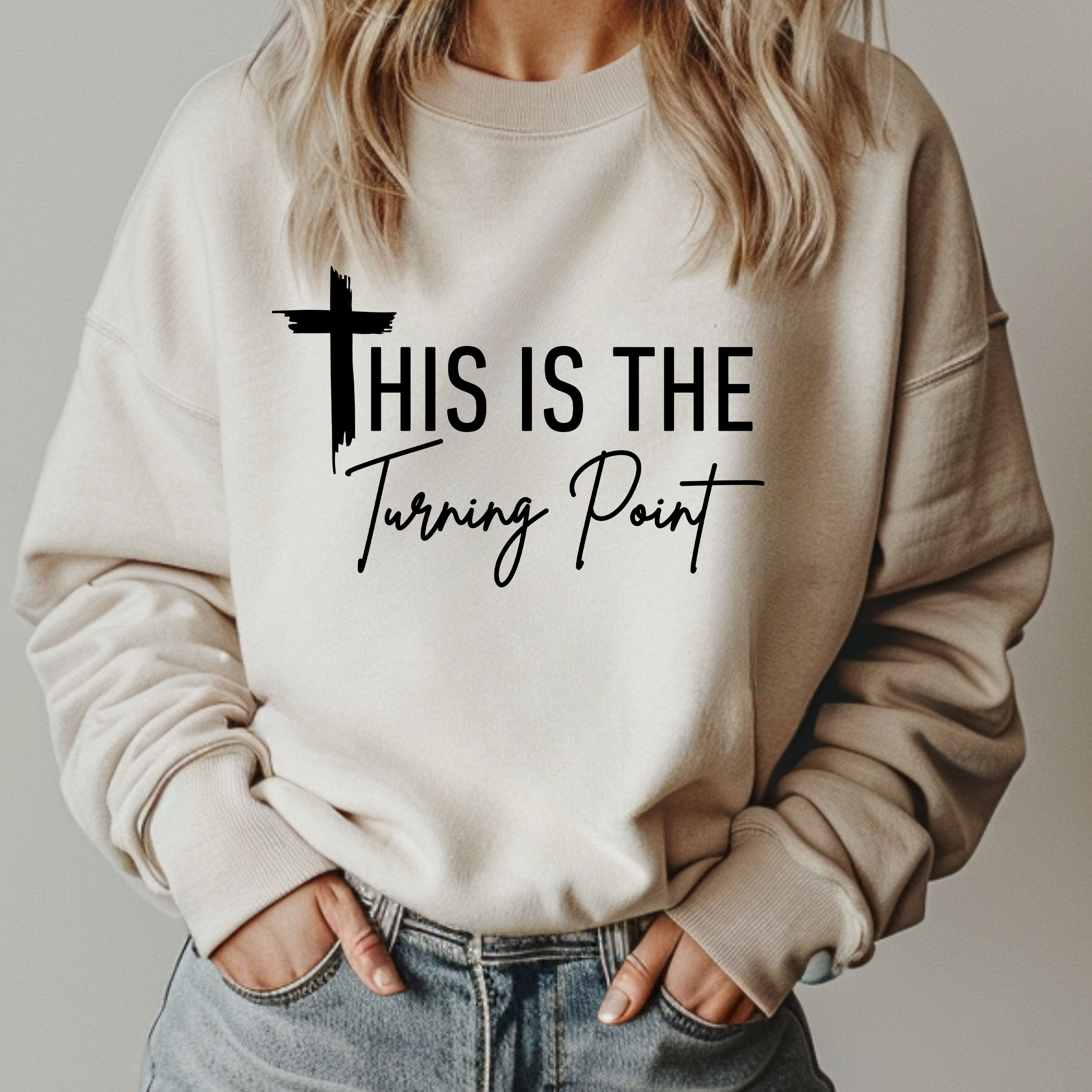 This is the Turning Point Sweatshirt
