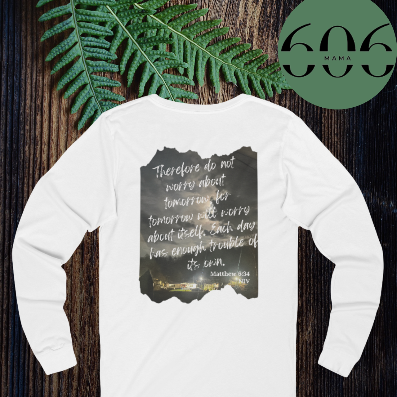 100% Cotton Inspirational Long Sleeve Tee, Motivational Shirt, Mindfulness Apparel, Summer Layer, Gift for Her, Everyday Wear