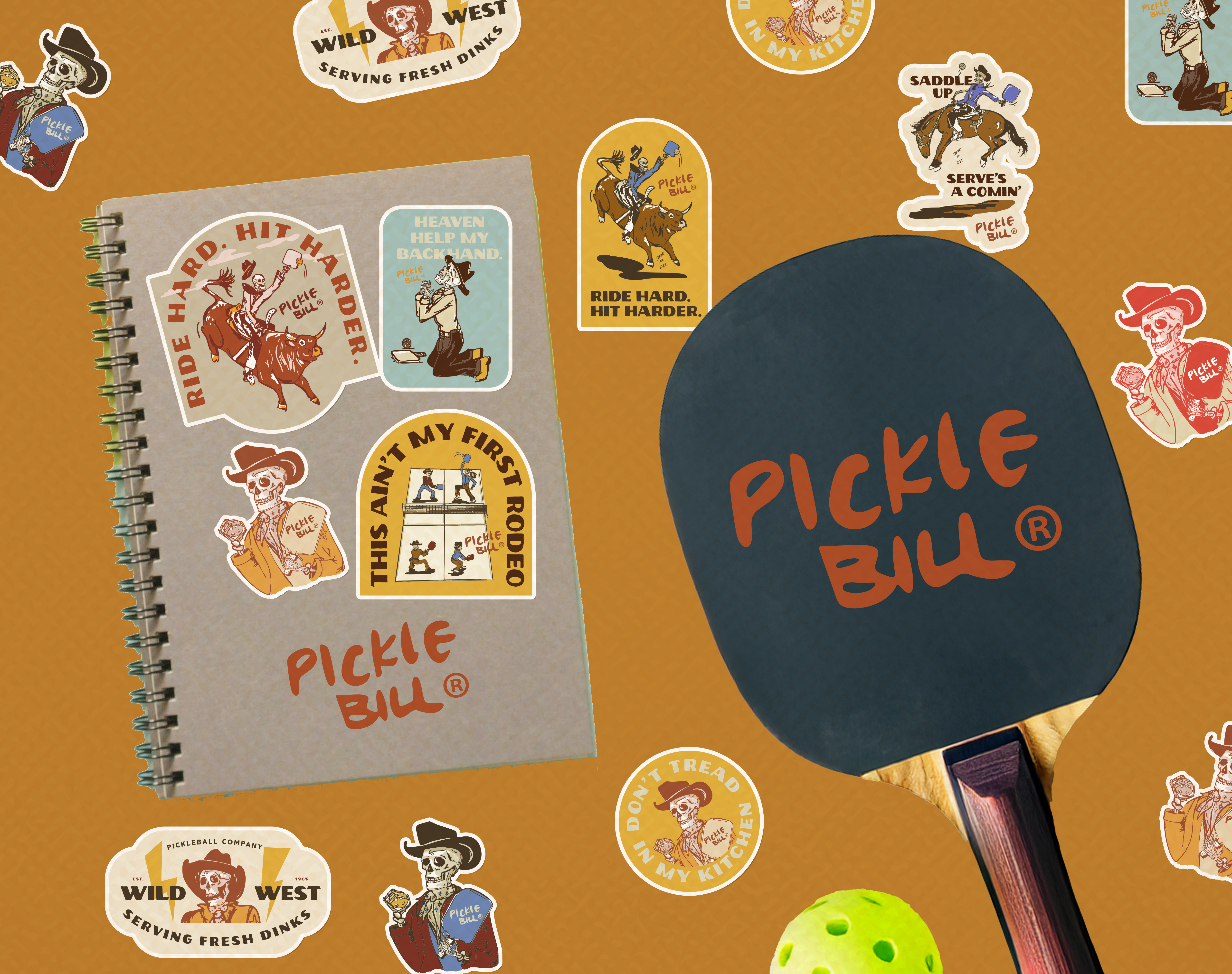 Pickle Bill® Original | Kiss-Cut Vinyl Sticker Decal product thumbnail image Pickle Bill® Original | Kiss-Cut Vinyl Sticker Decal product thumbnail image