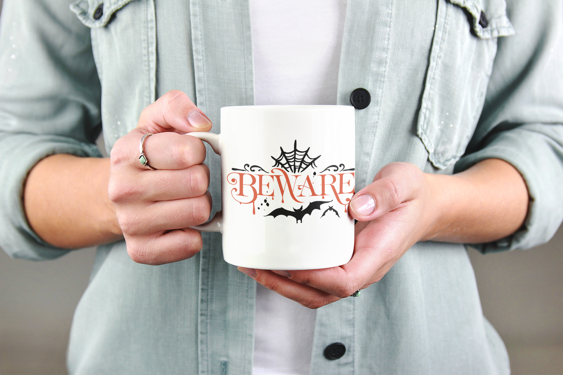Halloween-Themed Ceramic Mug, Gift for Ghoulish Friends, Spooky Coffee Cup, Haunted House Decor, Witchy Kitchenware product thumbnail image Halloween-Themed Ceramic Mug, Gift for Ghoulish Friends, Spooky Coffee Cup, Haunted House Decor, Witchy Kitchenware product thumbnail image