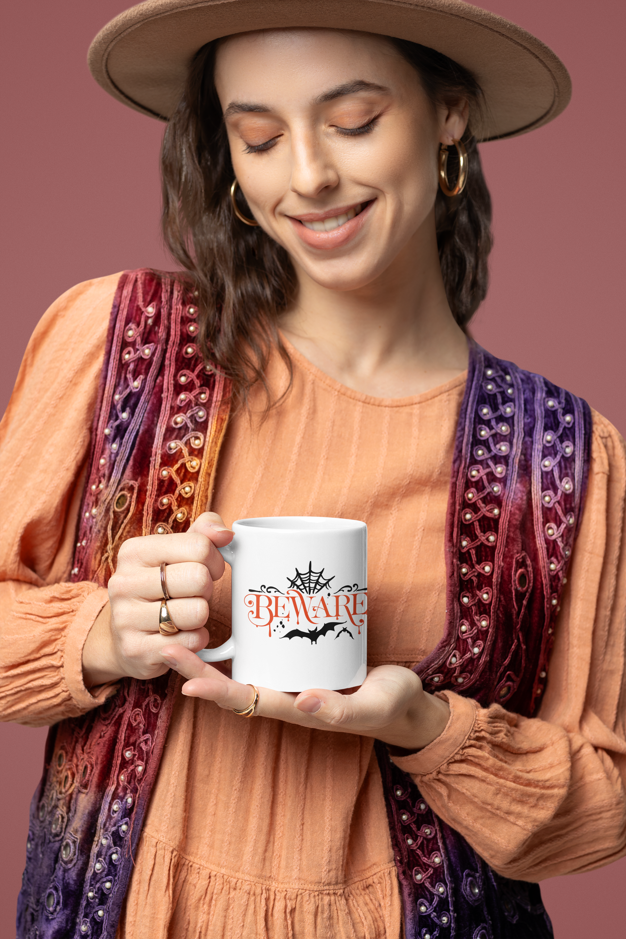 Halloween-Themed Ceramic Mug, Gift for Ghoulish Friends, Spooky Coffee Cup, Haunted House Decor, Witchy Kitchenware product thumbnail image Halloween-Themed Ceramic Mug, Gift for Ghoulish Friends, Spooky Coffee Cup, Haunted House Decor, Witchy Kitchenware product thumbnail image