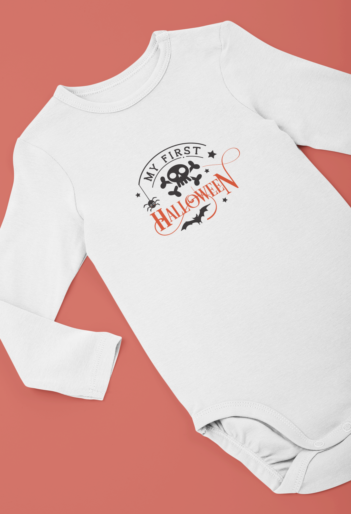 My First Halloween Bodysuit, Cute Baby Costume, Infant Long Sleeve Outfit, Halloween Baby Clothes, Baby Shower Gift, Holiday Clothing, [...] product thumbnail image