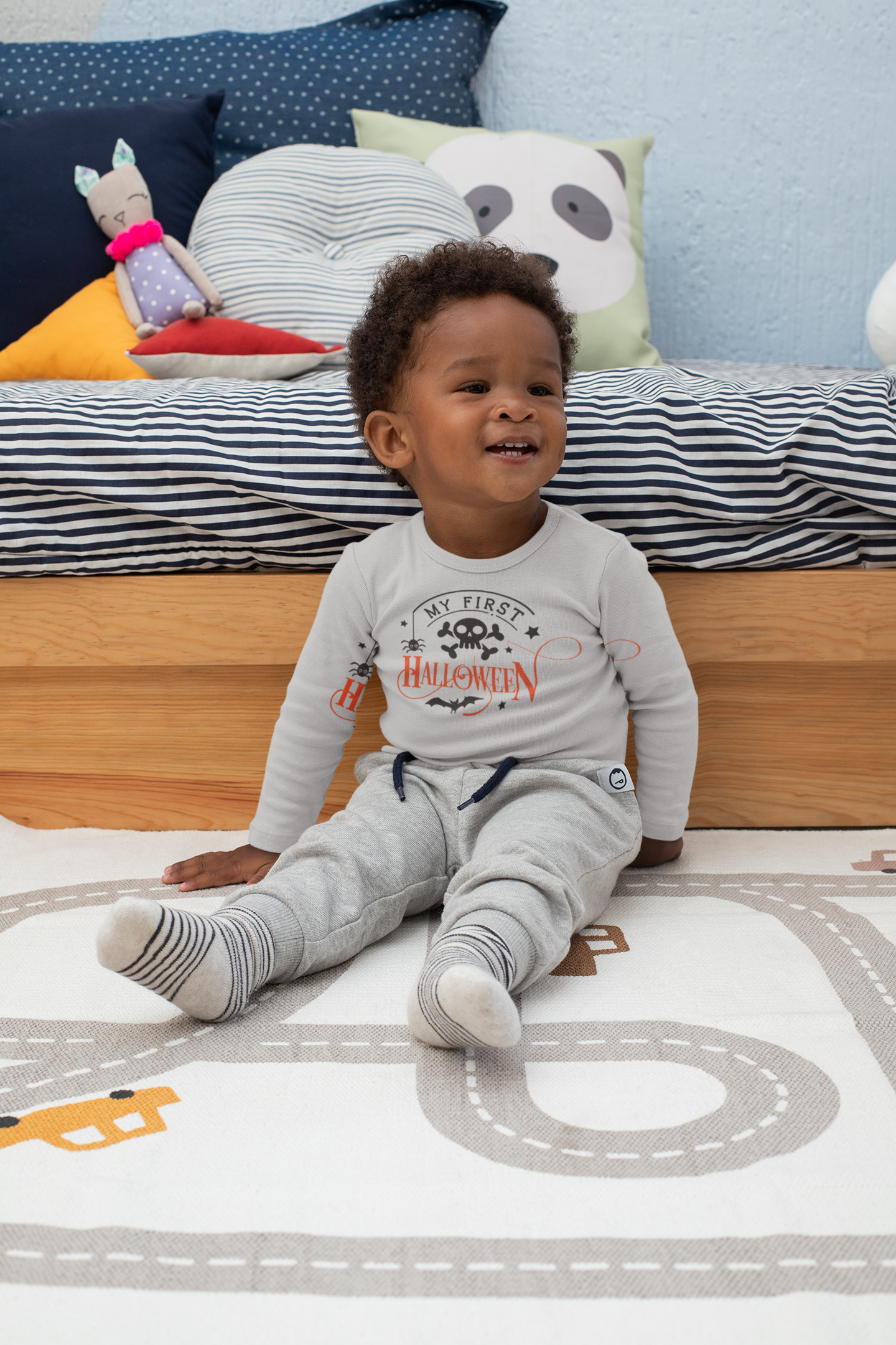 My First Halloween Bodysuit, Cute Baby Costume, Infant Long Sleeve Outfit, Halloween Baby Clothes, Baby Shower Gift, Holiday Clothing, [...] product thumbnail image