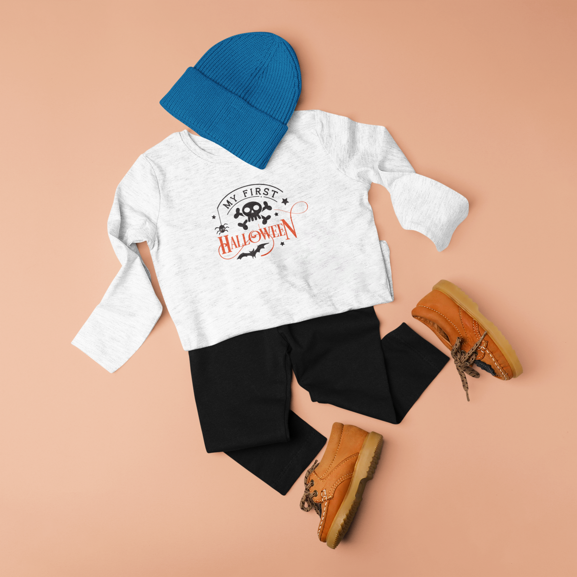 Toddler Long Sleeve Halloween Tee, Halloween Shirt, Scary Toddler T-Shirt, Toddler Costume Top, Spooky Tee for Kids product thumbnail image Toddler Long Sleeve Halloween Tee, Halloween Shirt, Scary Toddler T-Shirt, Toddler Costume Top, Spooky Tee for Kids product thumbnail image