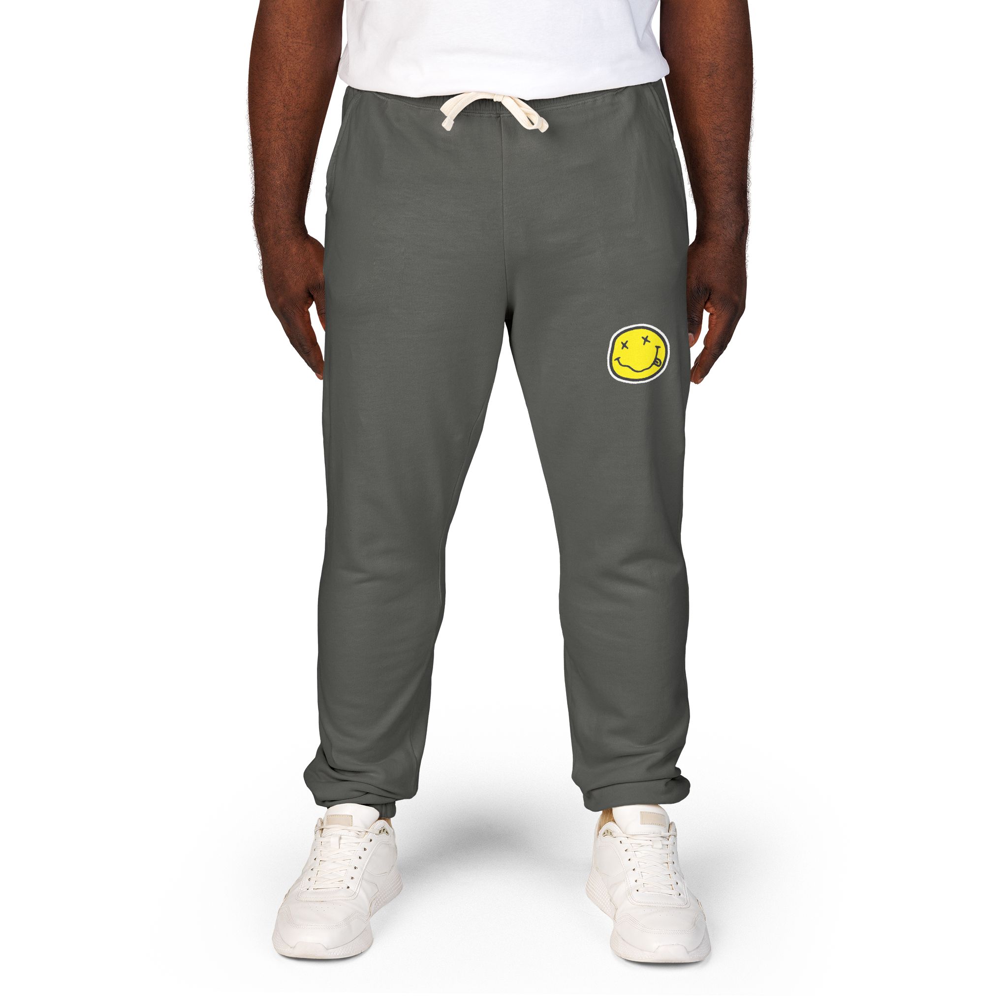 Personalized Fleece Sweatpants, Relaxed Friends Wear, Chill Day, Unisex Pants, for Home &amp; Travel, Gift for Her/Him product thumbnail image