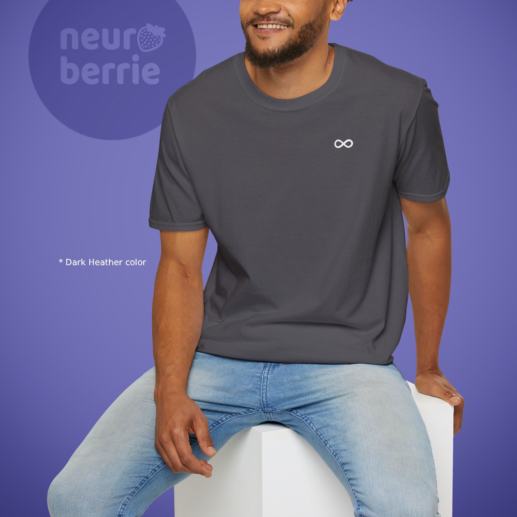 Autistic ADHDer Unisex Softstyle T-Shirt for Adults by AuDHD Designer product thumbnail image