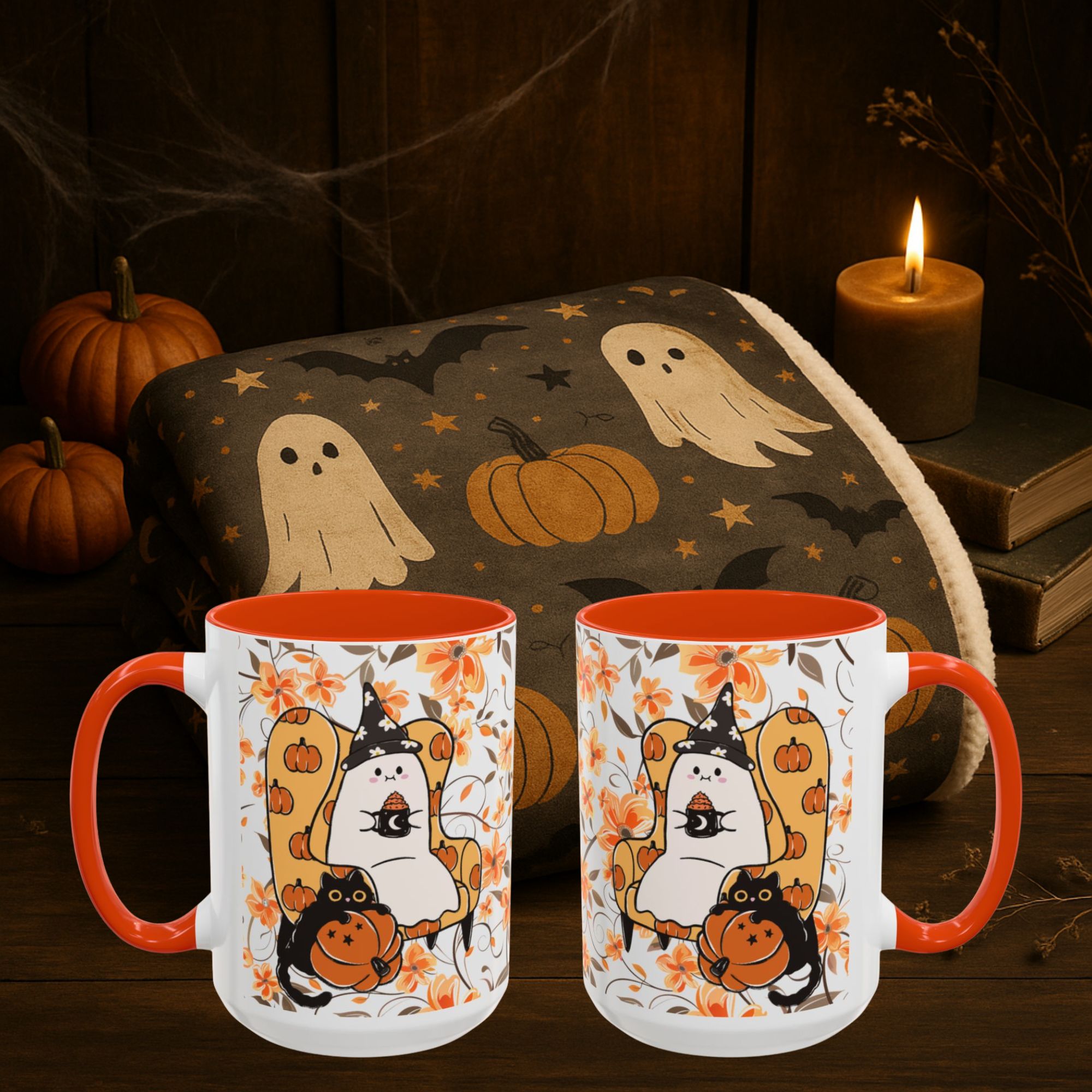 Witchy Cat &amp; Ghost Mug  product thumbnail image