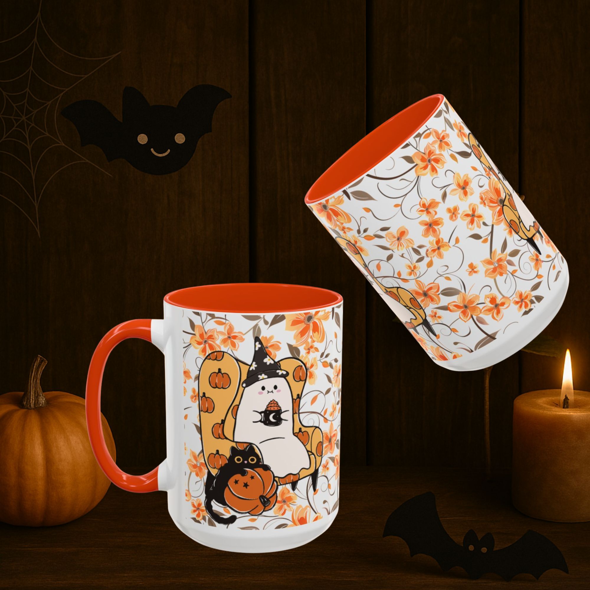 Witchy Cat &amp; Ghost Mug  product thumbnail image