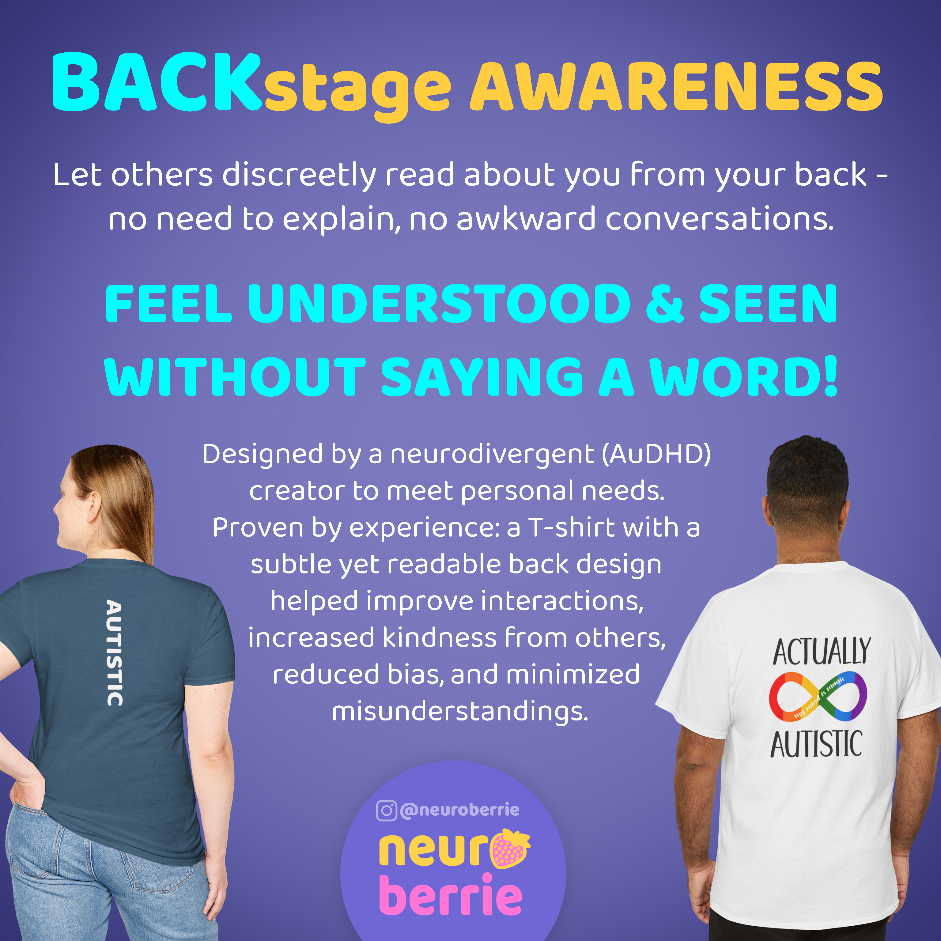 Autism Awareness shirt by Autistic Designer product thumbnail image Autism Awareness shirt by Autistic Designer product thumbnail image