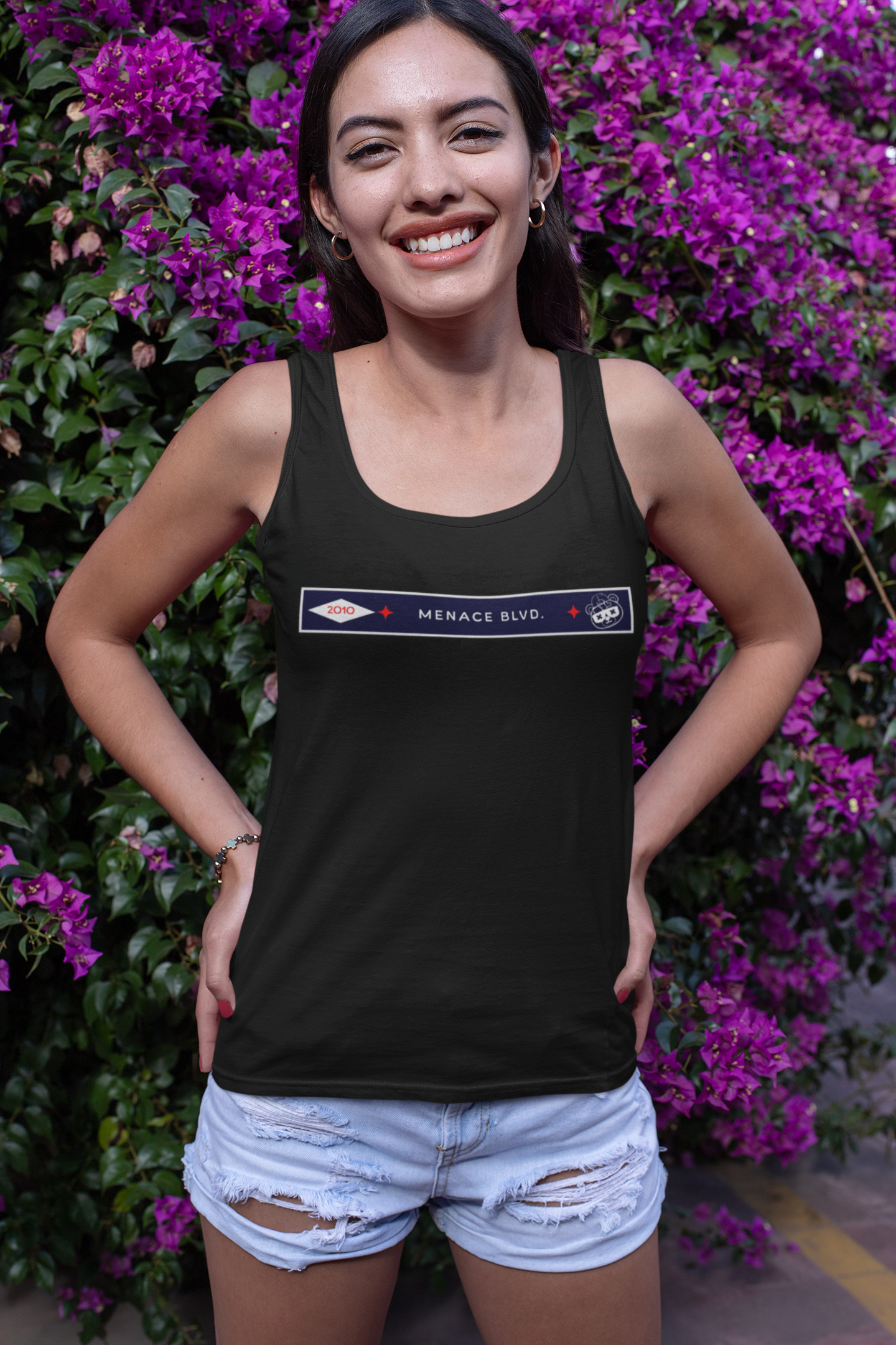 Menace Blvd. Tank Top by Bring Out The Teddy! TM product thumbnail image Menace Blvd. Tank Top by Bring Out The Teddy! TM product thumbnail image