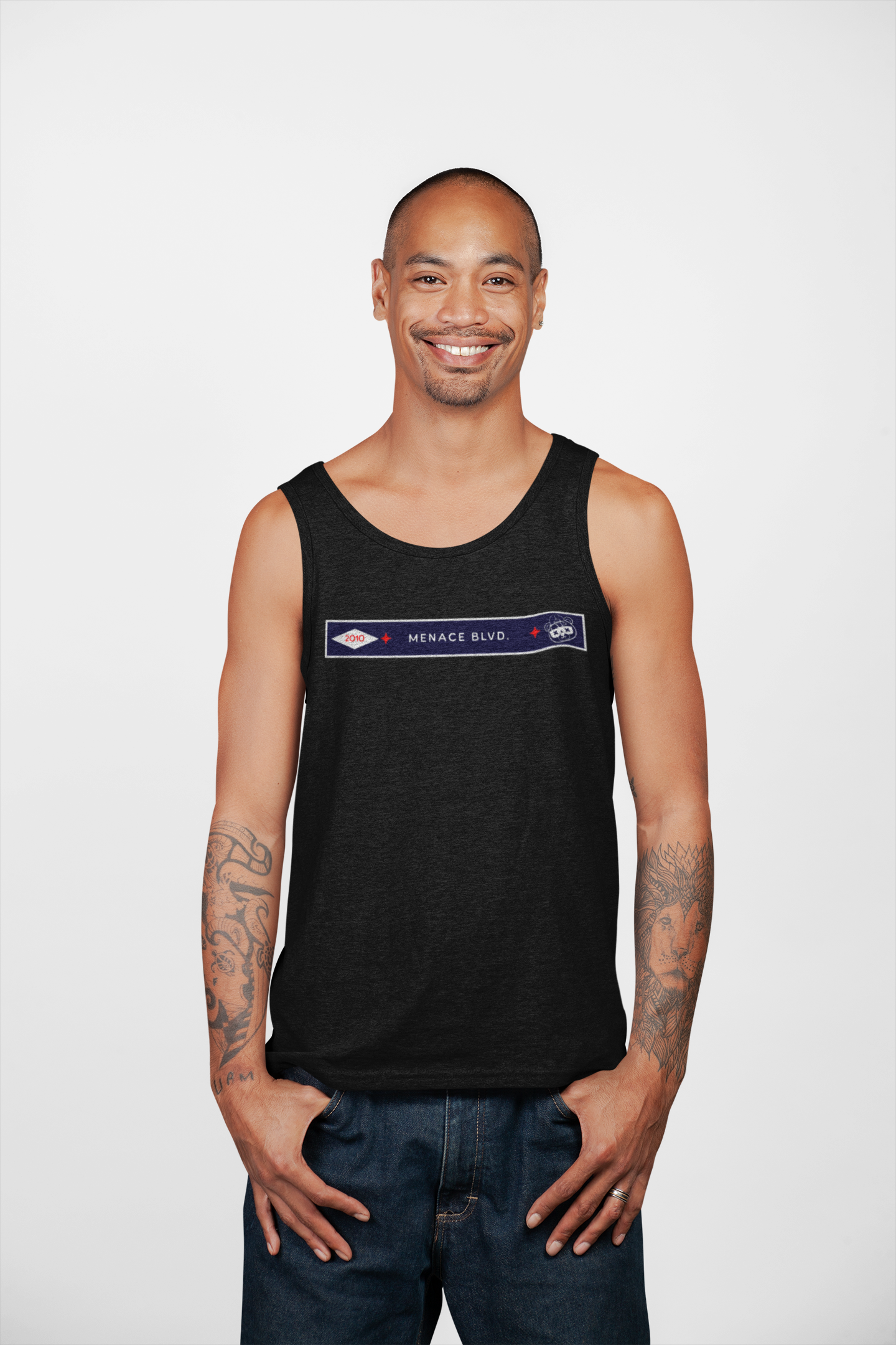 Menace Blvd. Tank Top by Bring Out The Teddy! TM product thumbnail image Menace Blvd. Tank Top by Bring Out The Teddy! TM product thumbnail image