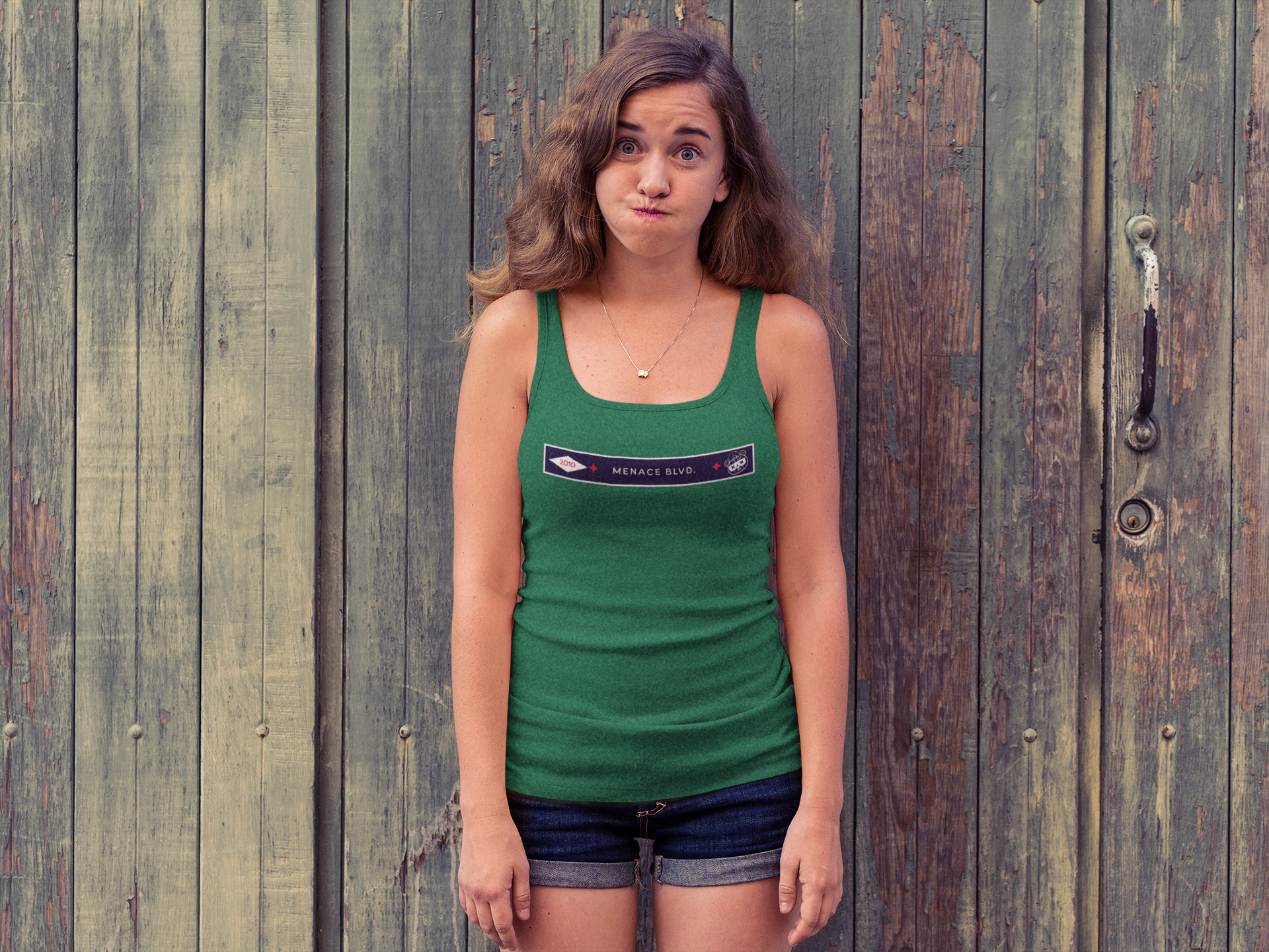 Menace Blvd. Tank Top by Bring Out The Teddy! TM product thumbnail image Menace Blvd. Tank Top by Bring Out The Teddy! TM product thumbnail image