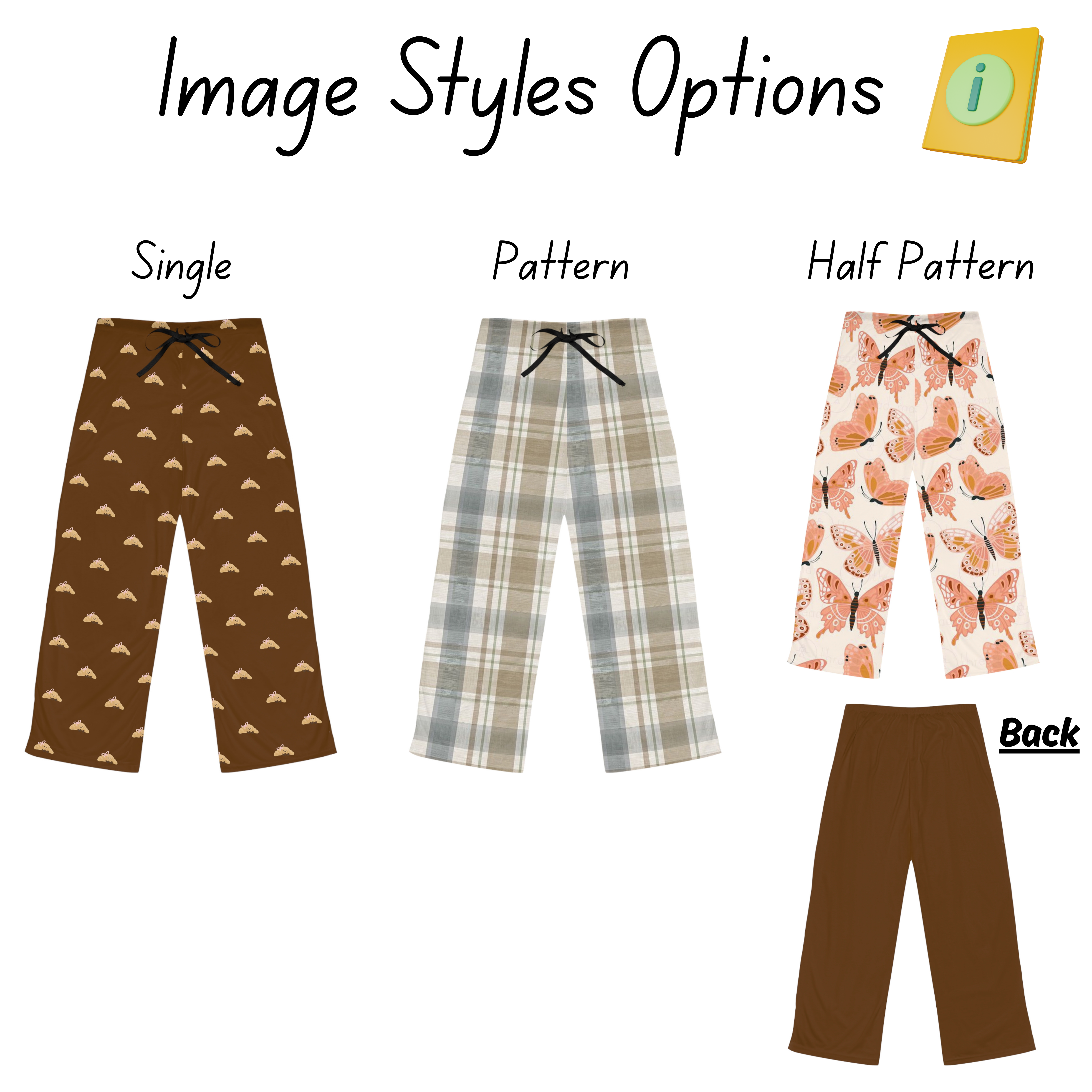 Personalized Women's Pajama Pants, Relaxation, Sleepwear, Home Lounge, Custom Design, Gift for Her product thumbnail image