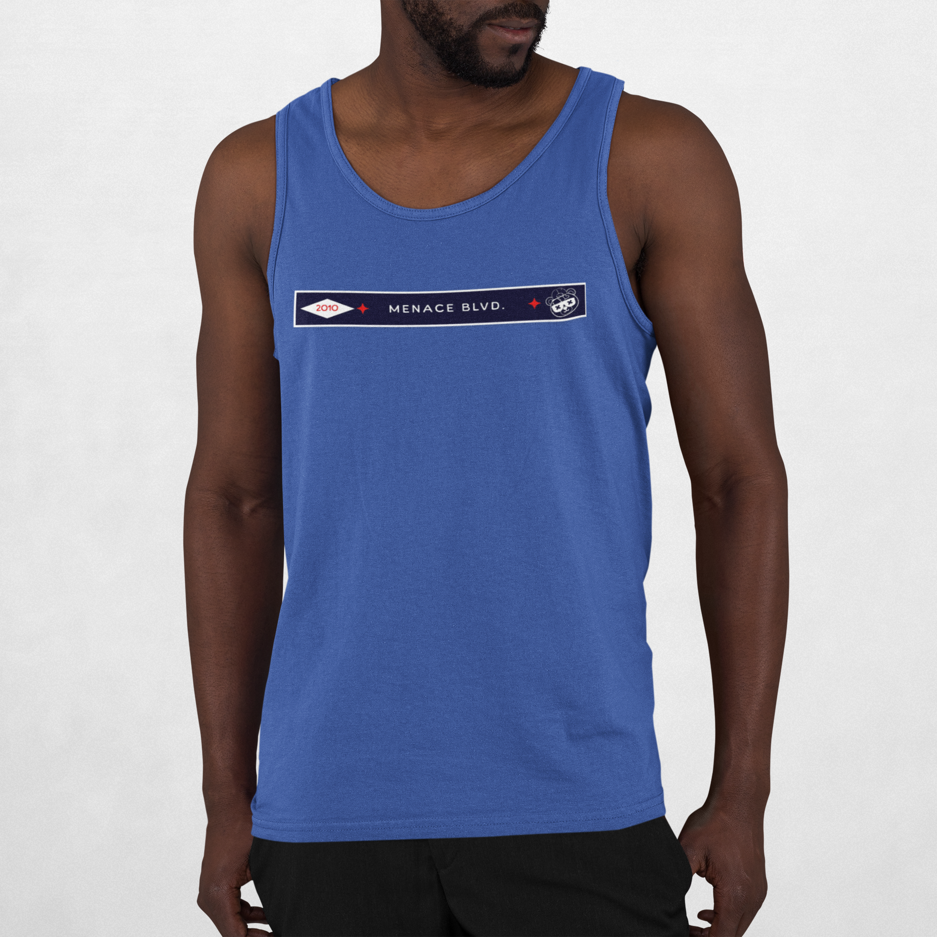 Menace Blvd. Tank Top by Bring Out The Teddy! TM product thumbnail image Menace Blvd. Tank Top by Bring Out The Teddy! TM product thumbnail image