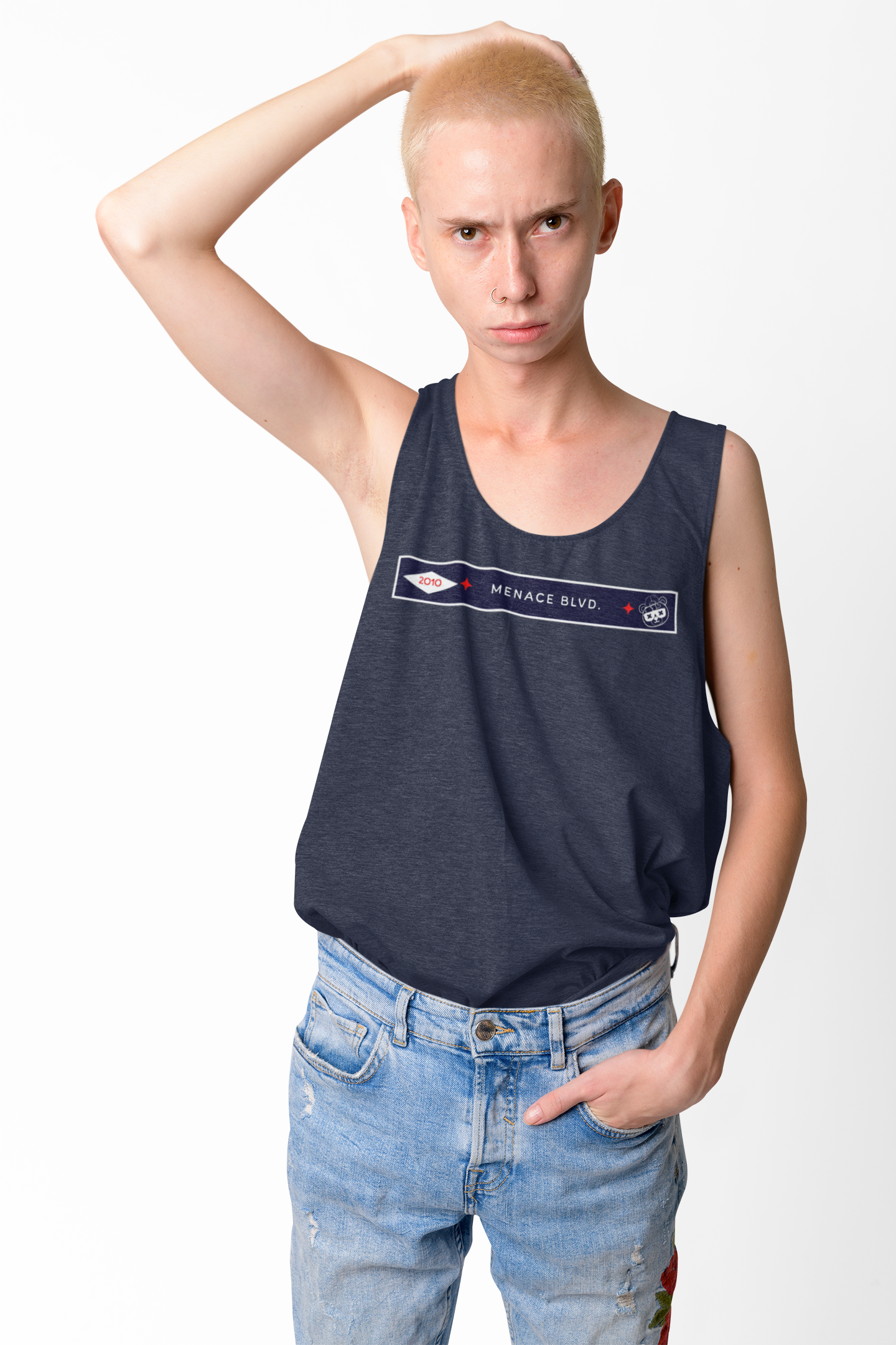 Menace Blvd. Tank Top by Bring Out The Teddy! TM product thumbnail image Menace Blvd. Tank Top by Bring Out The Teddy! TM product thumbnail image