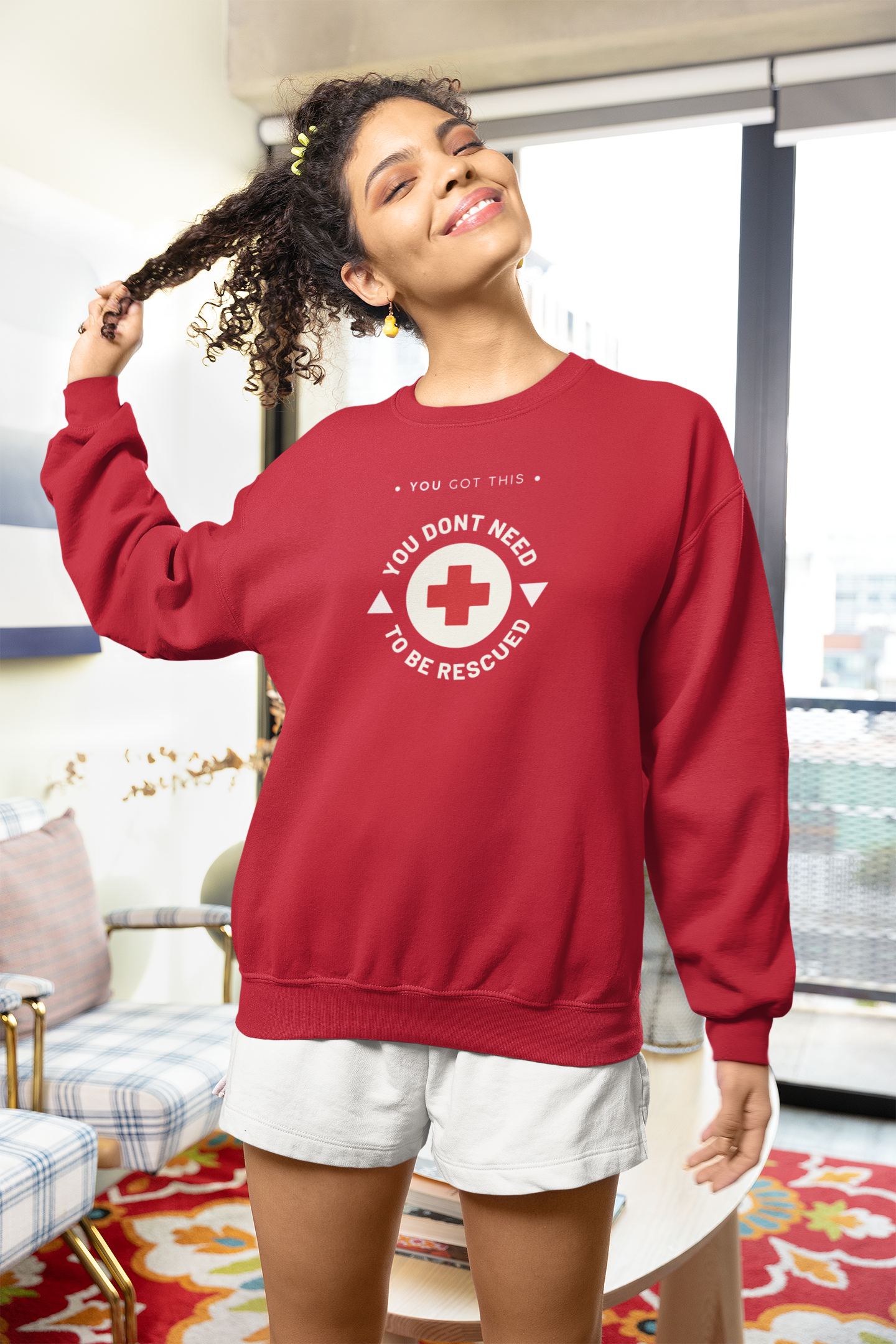 You Got This Crewneck Sweatshirt, Unisex Motivational Sweatshirt for Self-Empowerment &amp; Support, Inspirational Gift, Cozy Layering product thumbnail image