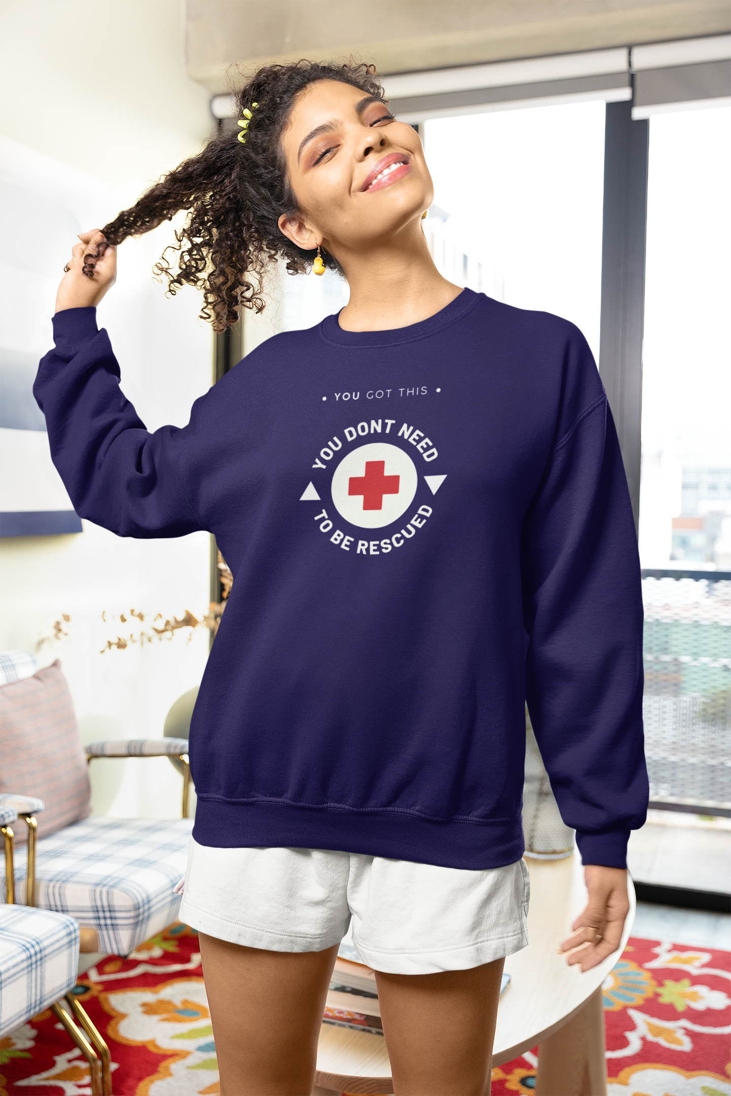 You Got This Crewneck Sweatshirt, Unisex Motivational Sweatshirt for Self-Empowerment &amp; Support, Inspirational Gift, Cozy Layering product thumbnail image
