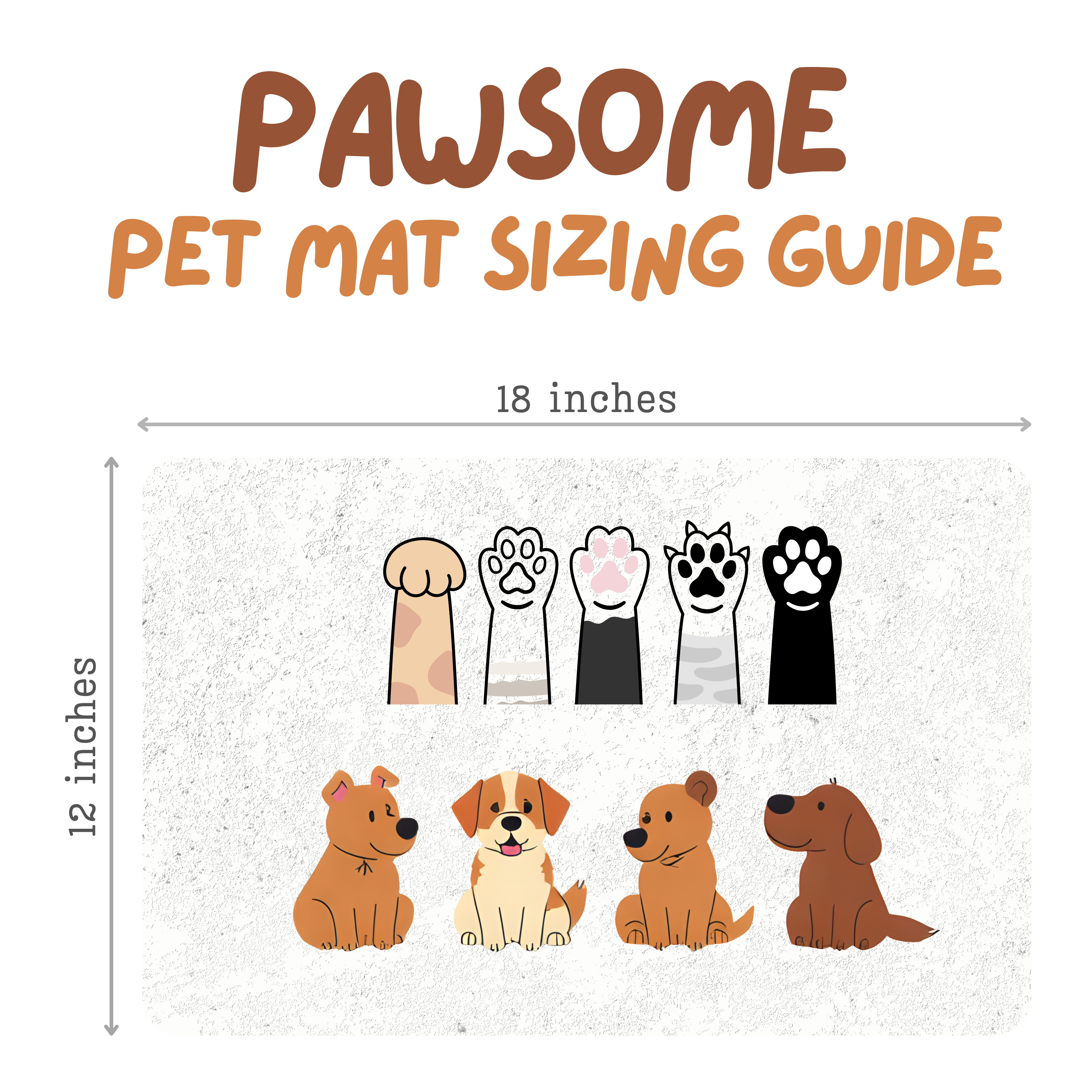 Non-Slip Pet Food Mat, Stylish Dog & Cat Feeding Mat, Mess-Free Pet Gift product thumbnail image Non-Slip Pet Food Mat, Stylish Dog & Cat Feeding Mat, Mess-Free Pet Gift product thumbnail image