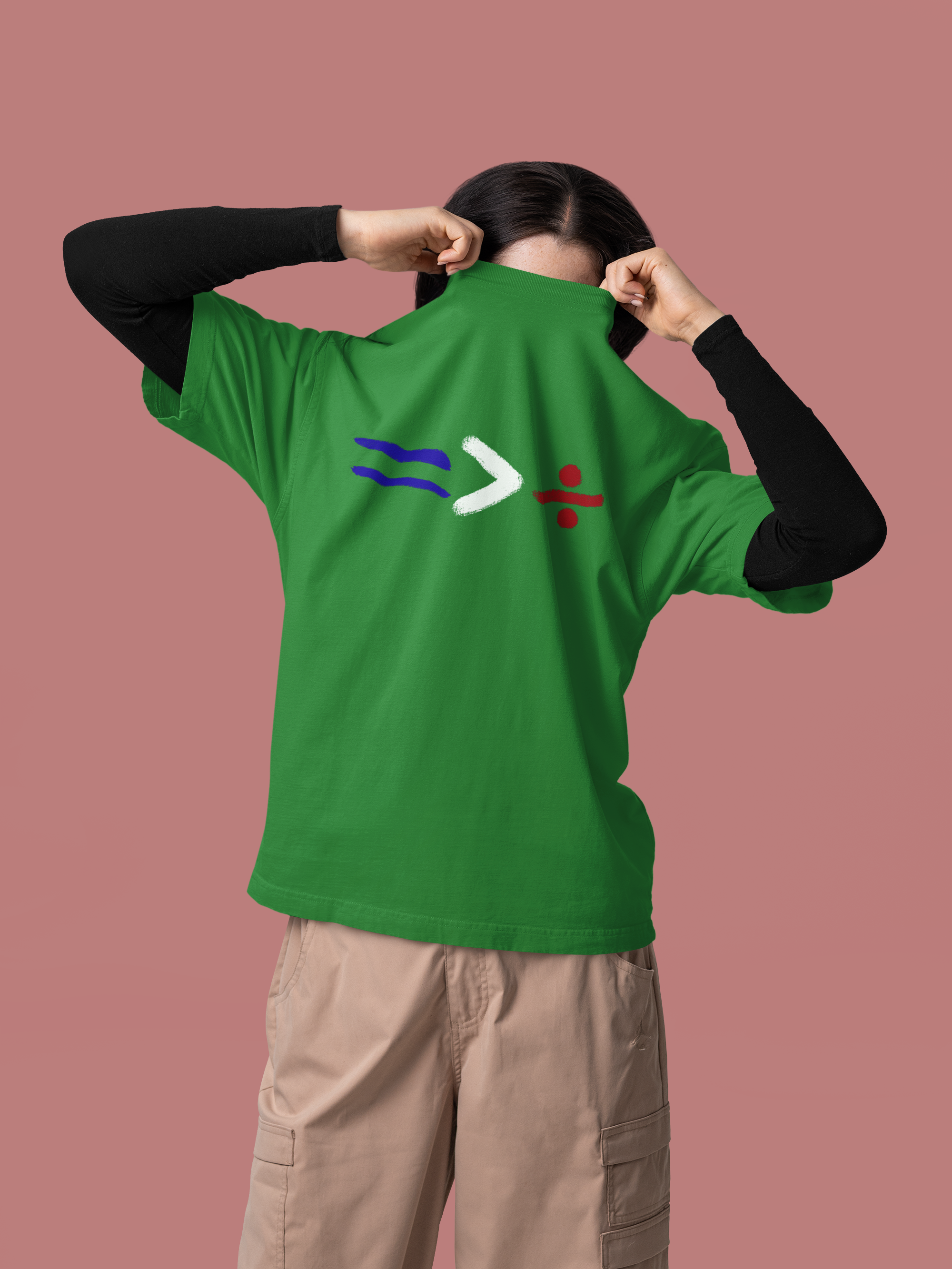 Equality Is Greater Than Division Unisex T-Shirt – Math Meets Sass product thumbnail image