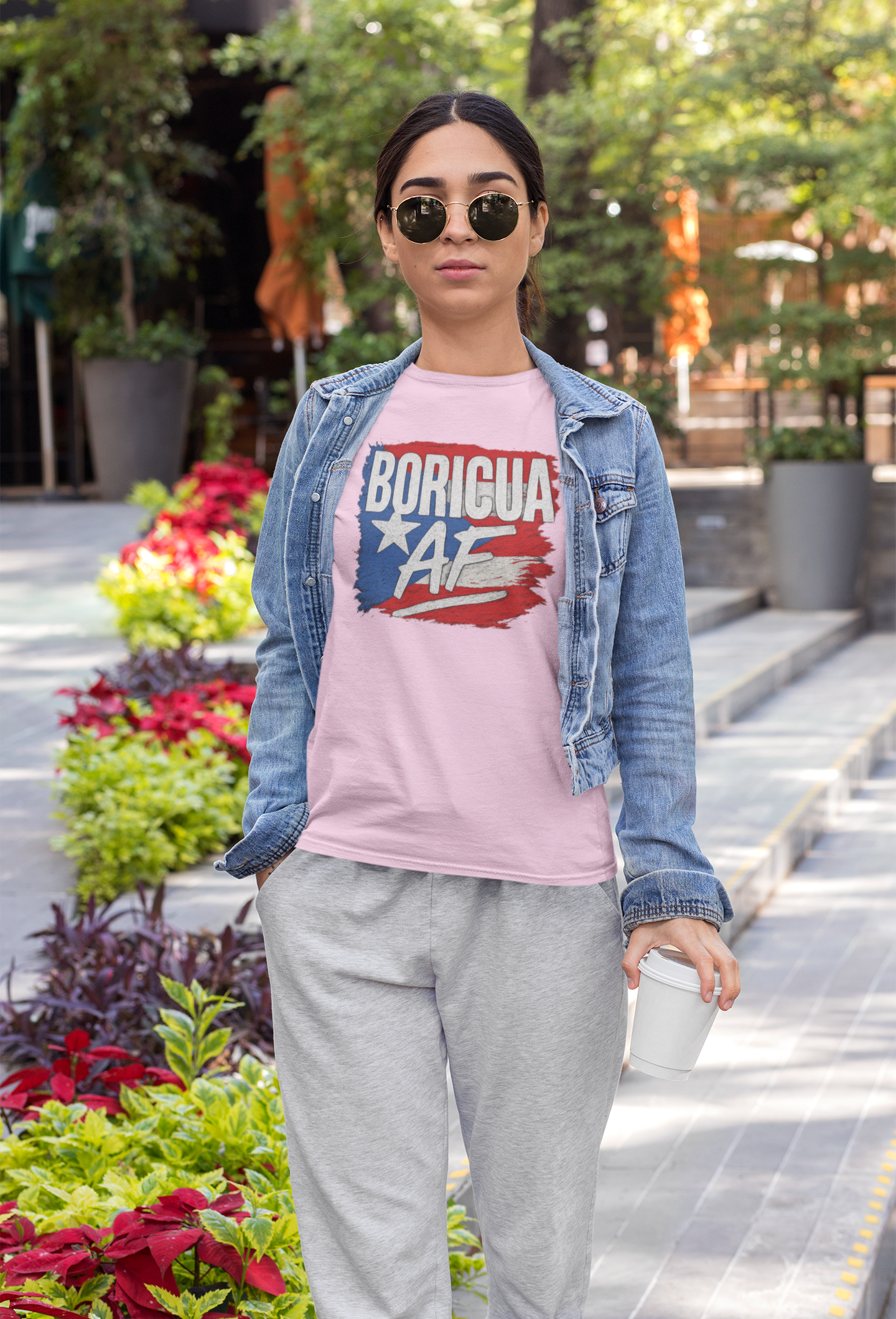 Boricua AF T – Puerto Rican Pride Statement Unisex T-shirt product thumbnail image