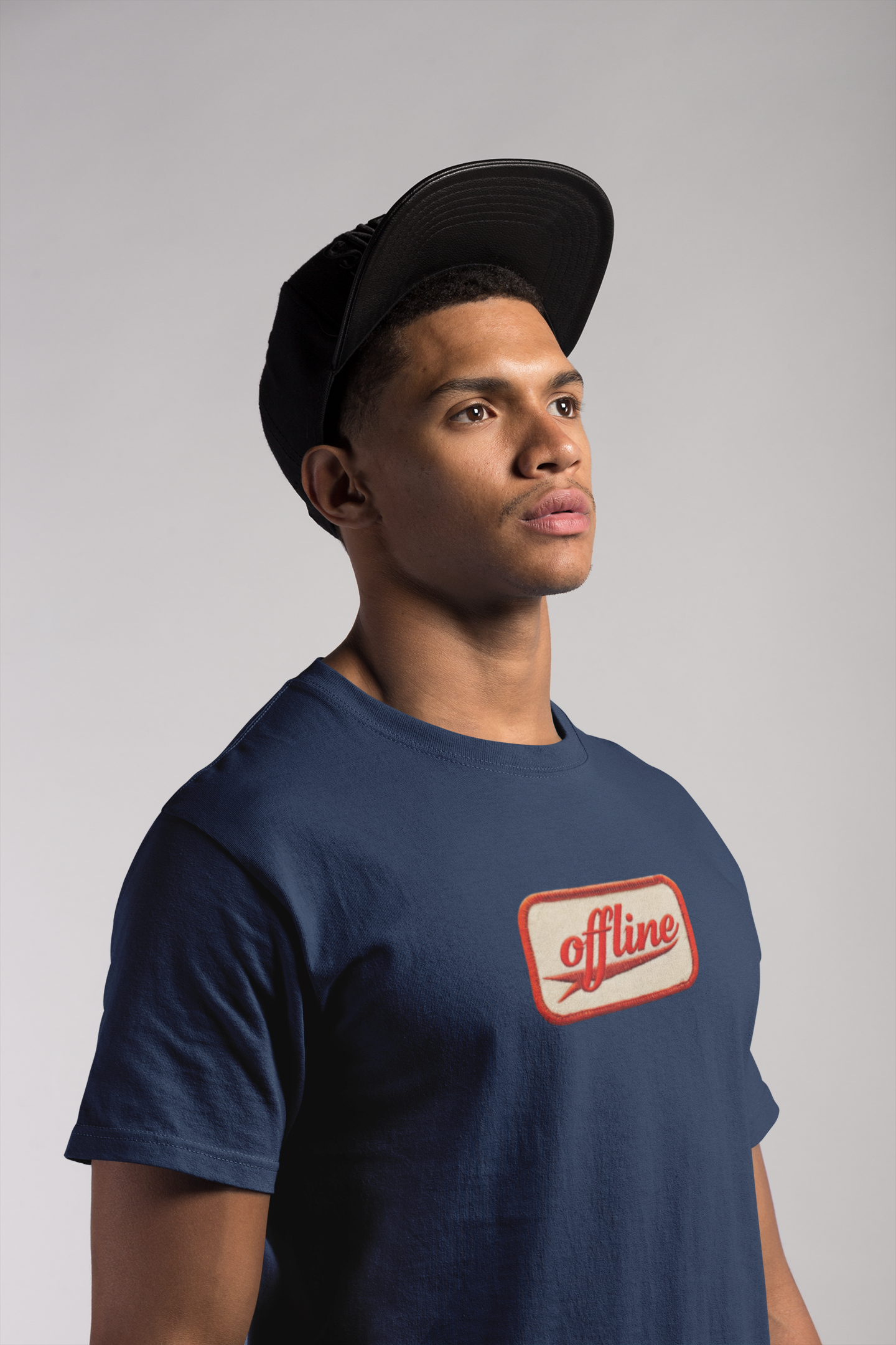 Casual Graphic Tee - 'Offline' Unisex Jersey T-Shirt, Relaxed Style, Perfect Gift, Everyday Wear, Trendy Fashion Statement product thumbnail image