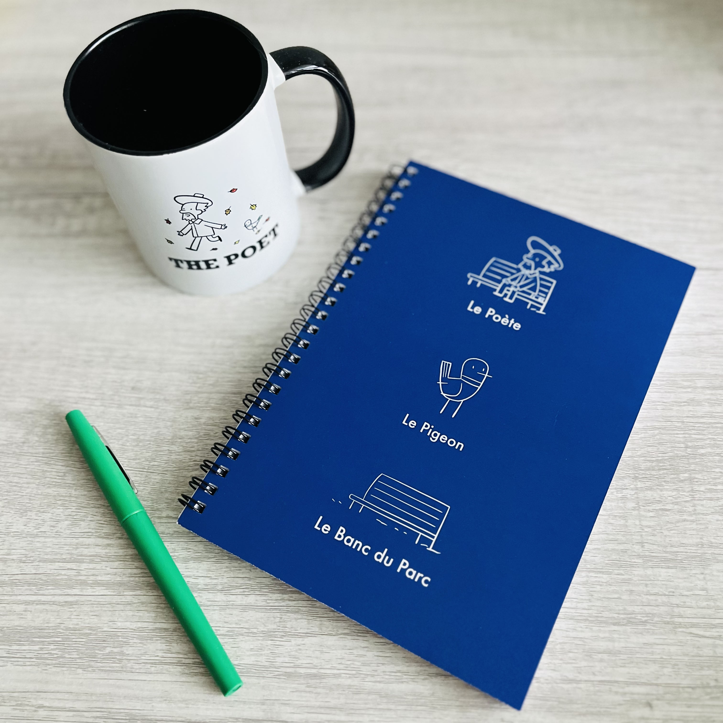Le Poète Notebook - Spiral Bound