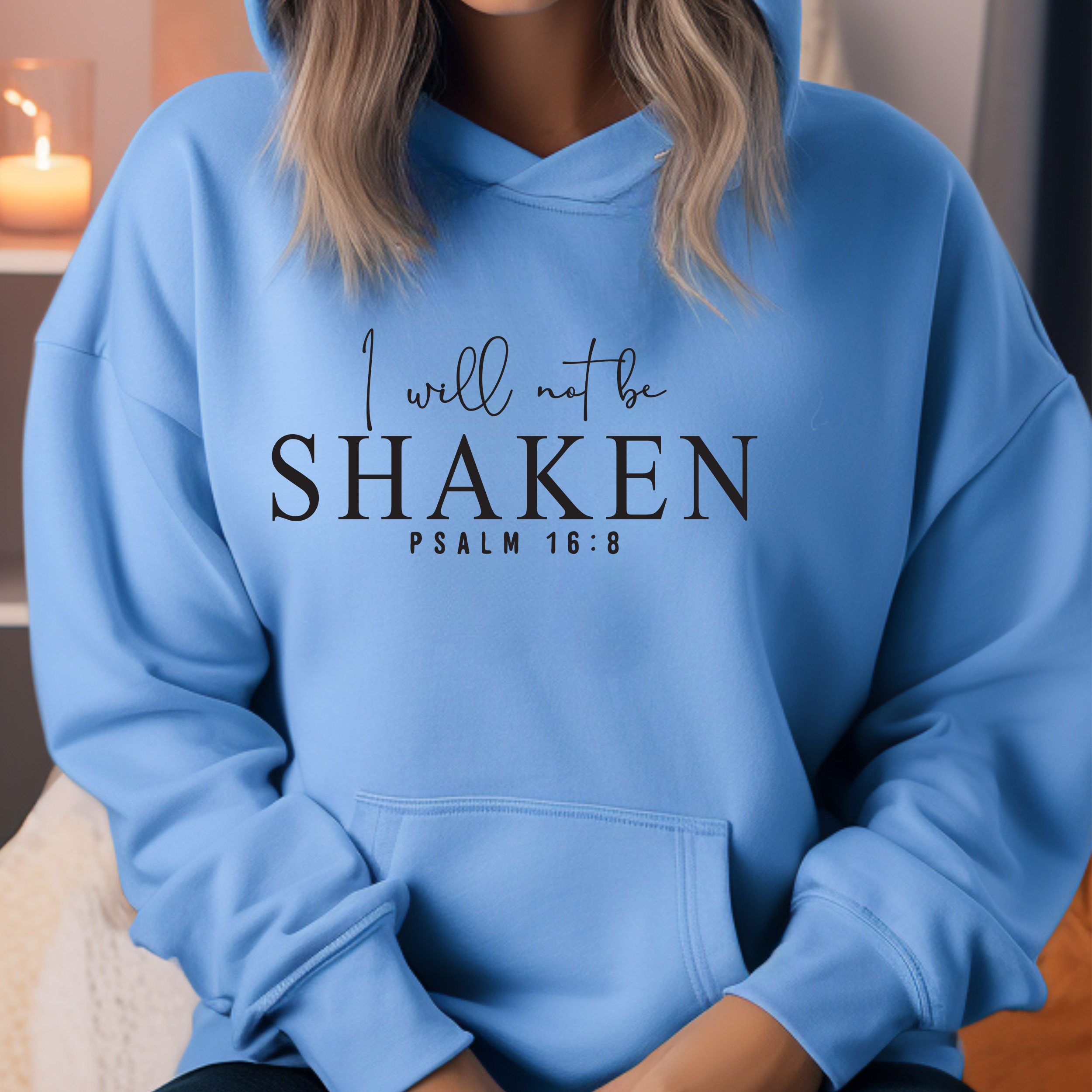 I Will Not Be Shaken Hoodie product thumbnail image I Will Not Be Shaken Hoodie product thumbnail image