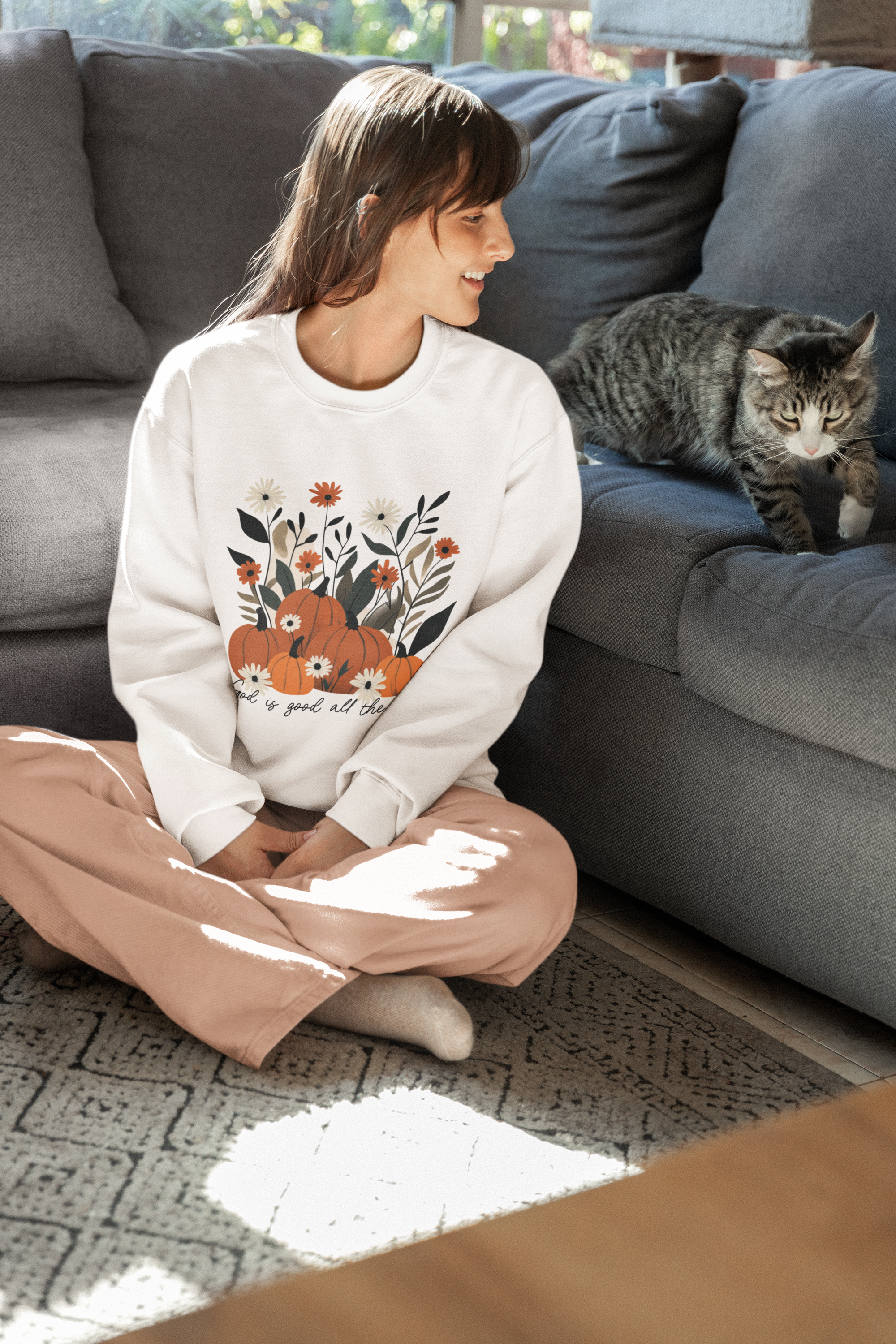 Unisex Lightweight Crewneck Sweatshirt product thumbnail image
