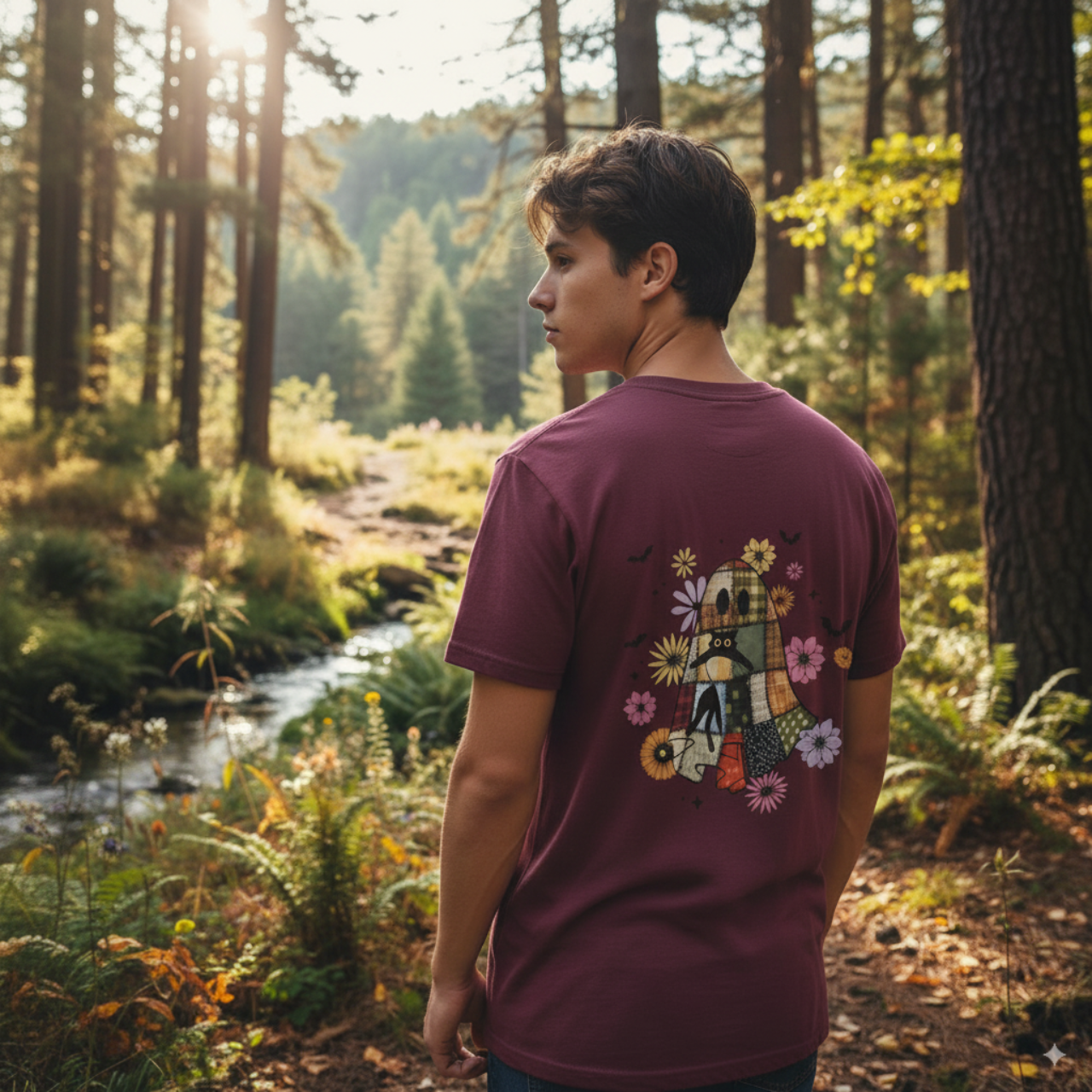 Patchwork Unisex Softstyle T-Shirt product thumbnail image