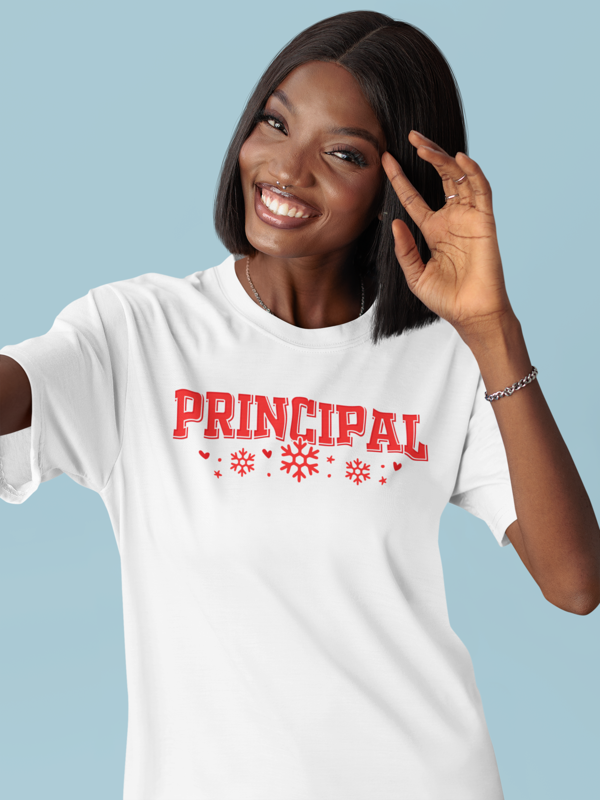 ❤️ Classic Holiday Principal Tee product thumbnail image ❤️ Classic Holiday Principal Tee product thumbnail image