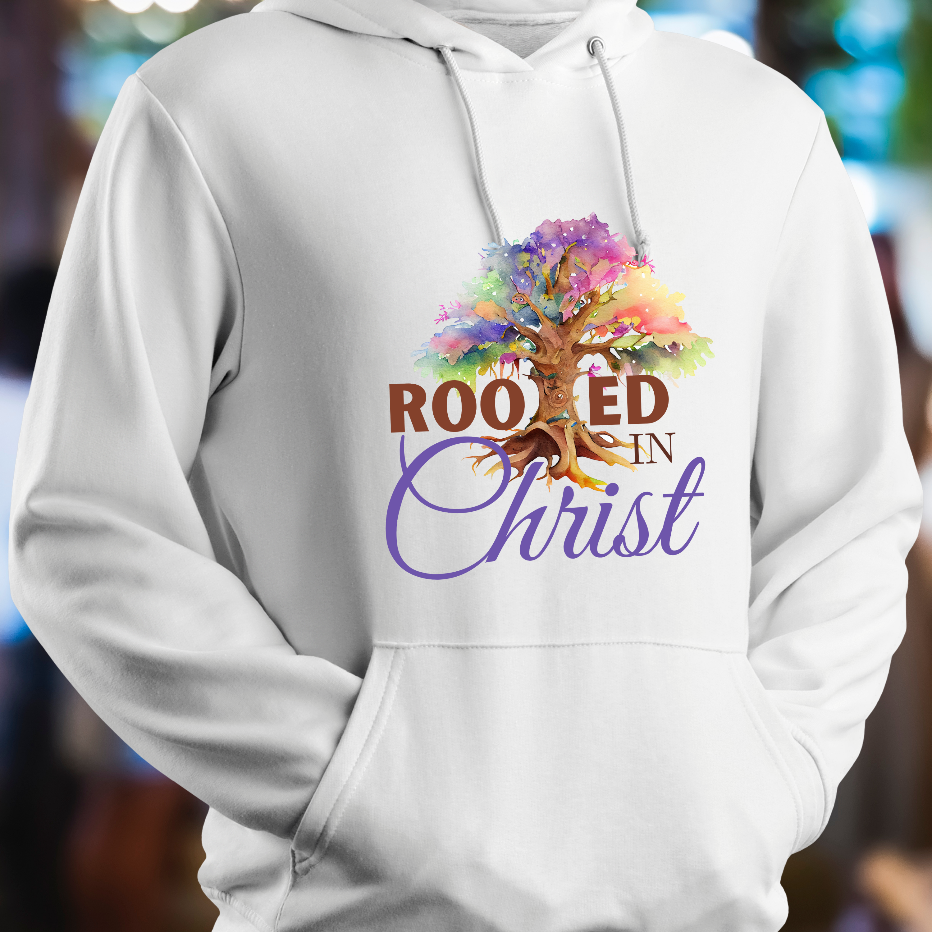 Rooted in Christ - Unisex, Heavy Blend Pullover Hoodie product thumbnail image Rooted in Christ - Unisex, Heavy Blend Pullover Hoodie product thumbnail image